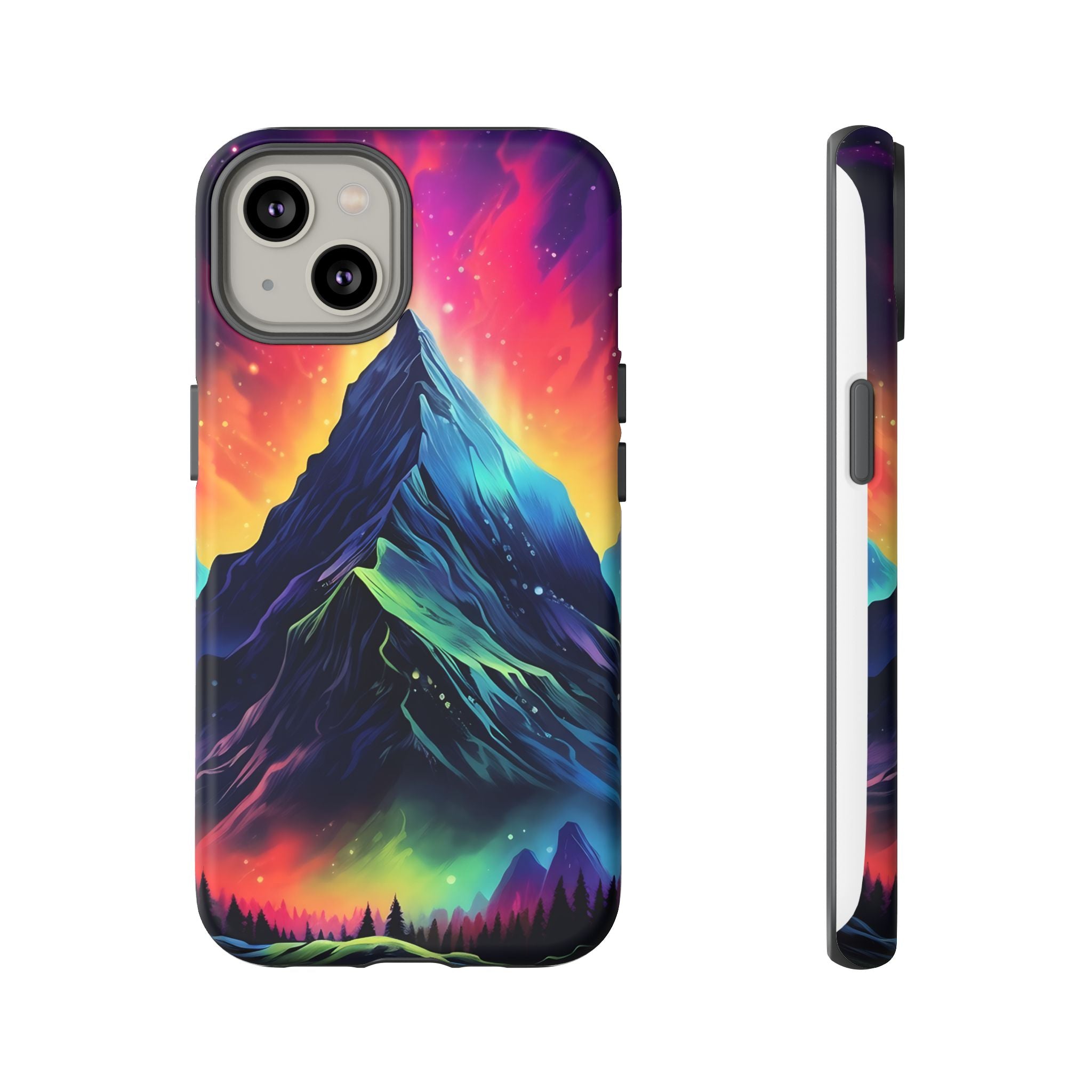 Cosmic Mountain iPhone Case - Hexagon Stone