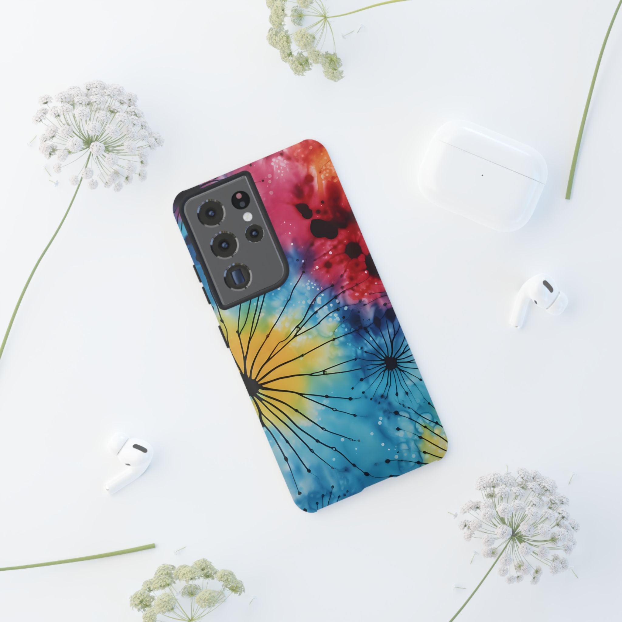 Cosmic Bloom Abstract Samsung Case