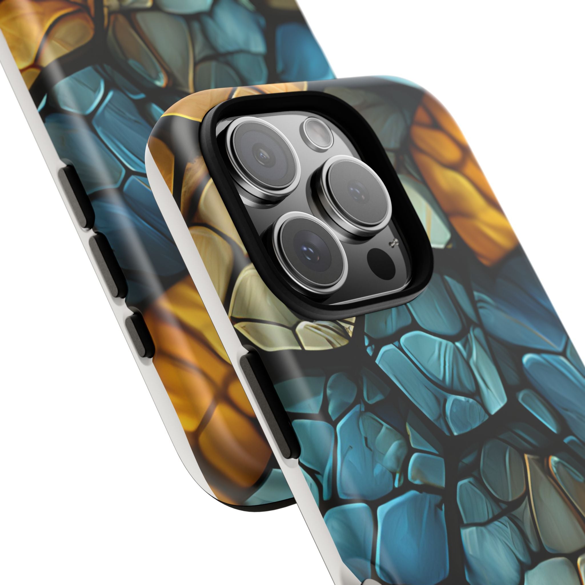 Abstract Stone Mosaic iPhone Case