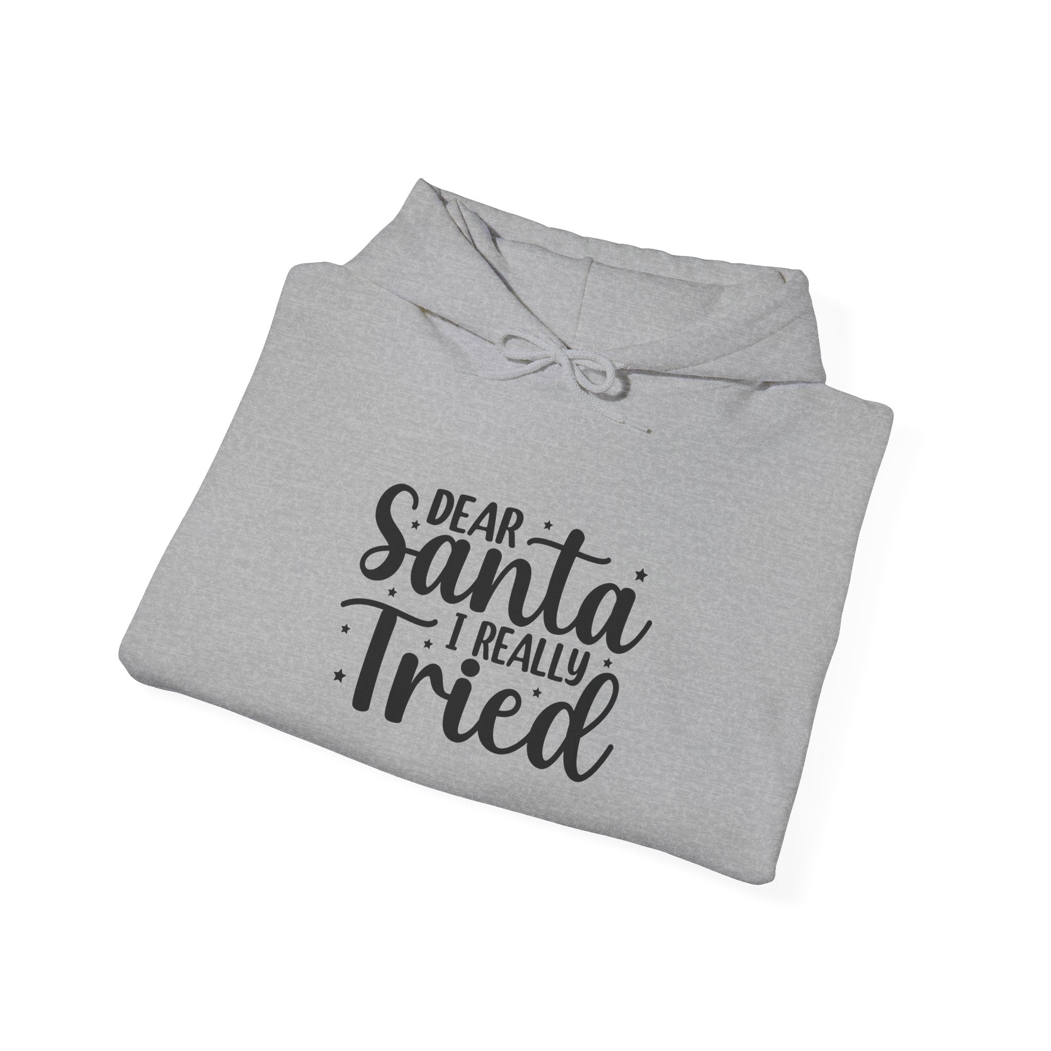 Dear Santa I Really Tried Christmas Hoodie