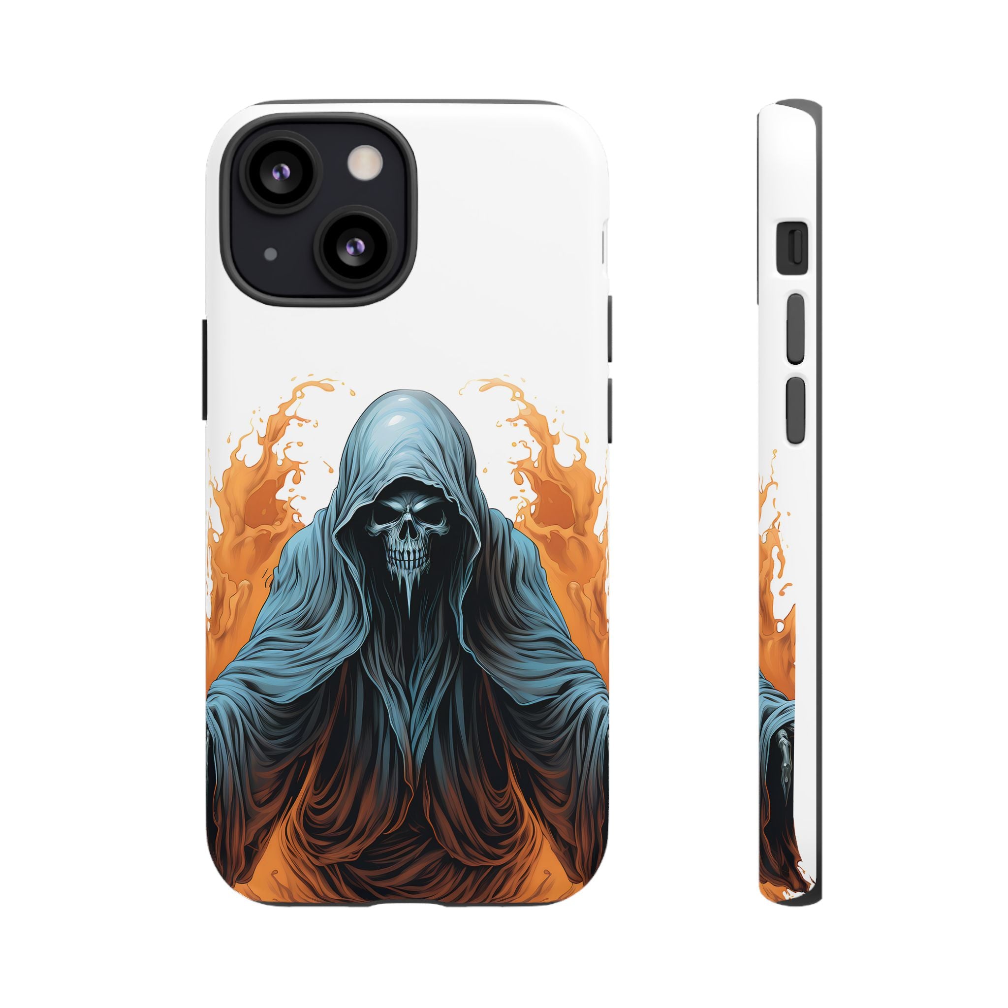 Grim Reaper Hexagon Stone iPhone Case