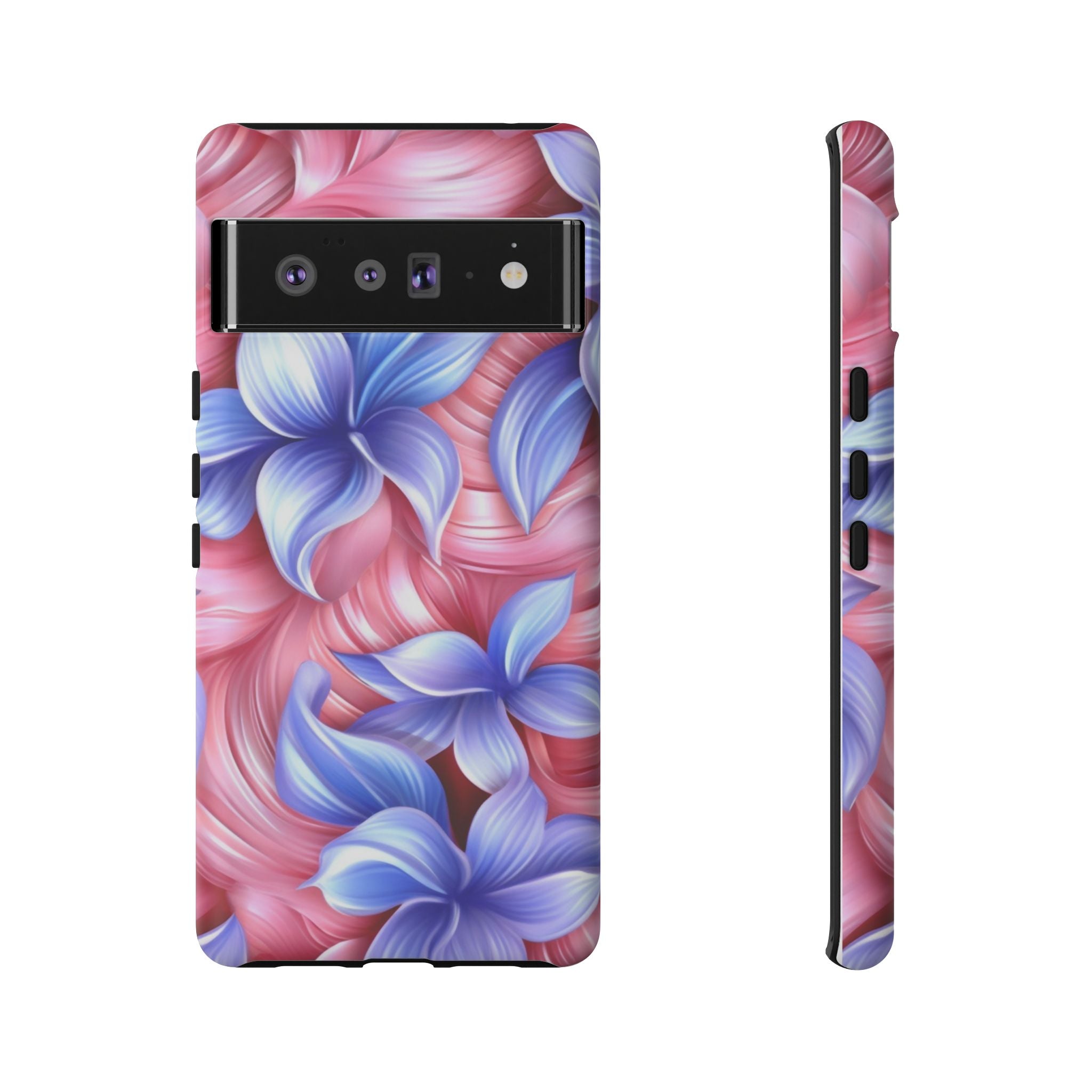 Whimsical Pink Flower Google Pixel Case (All Models)