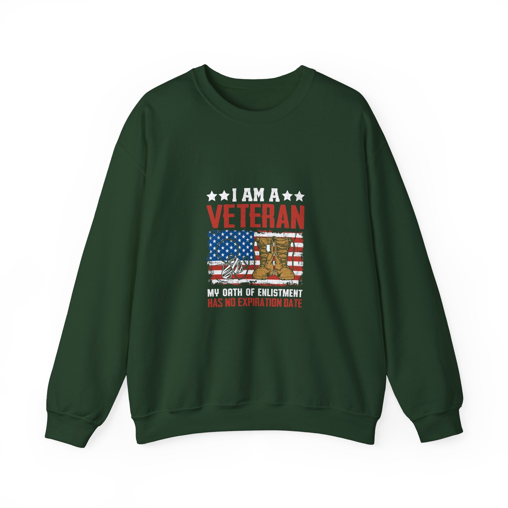 Veteran Sweatshirt: Oath Never Expires