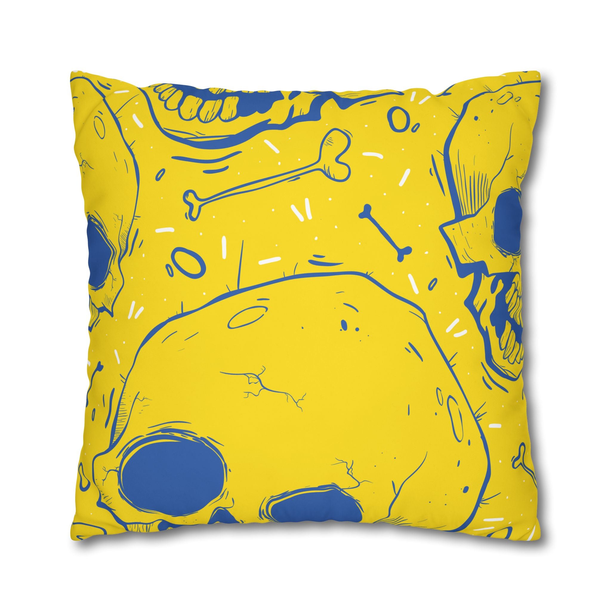 Skull & Bones Pop Art Pillowcase