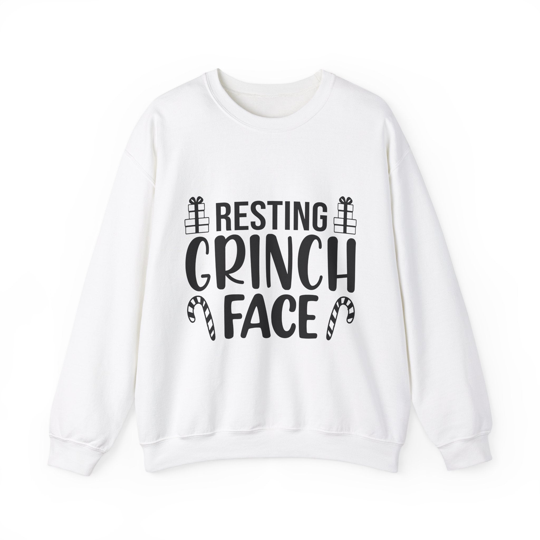 Resting Grinch Face Christmas Sweatshirt