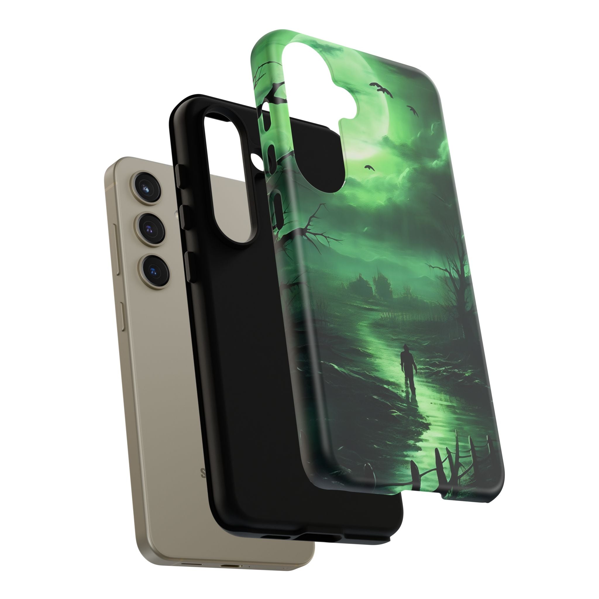 Eerie Swamp Moon Samsung Case