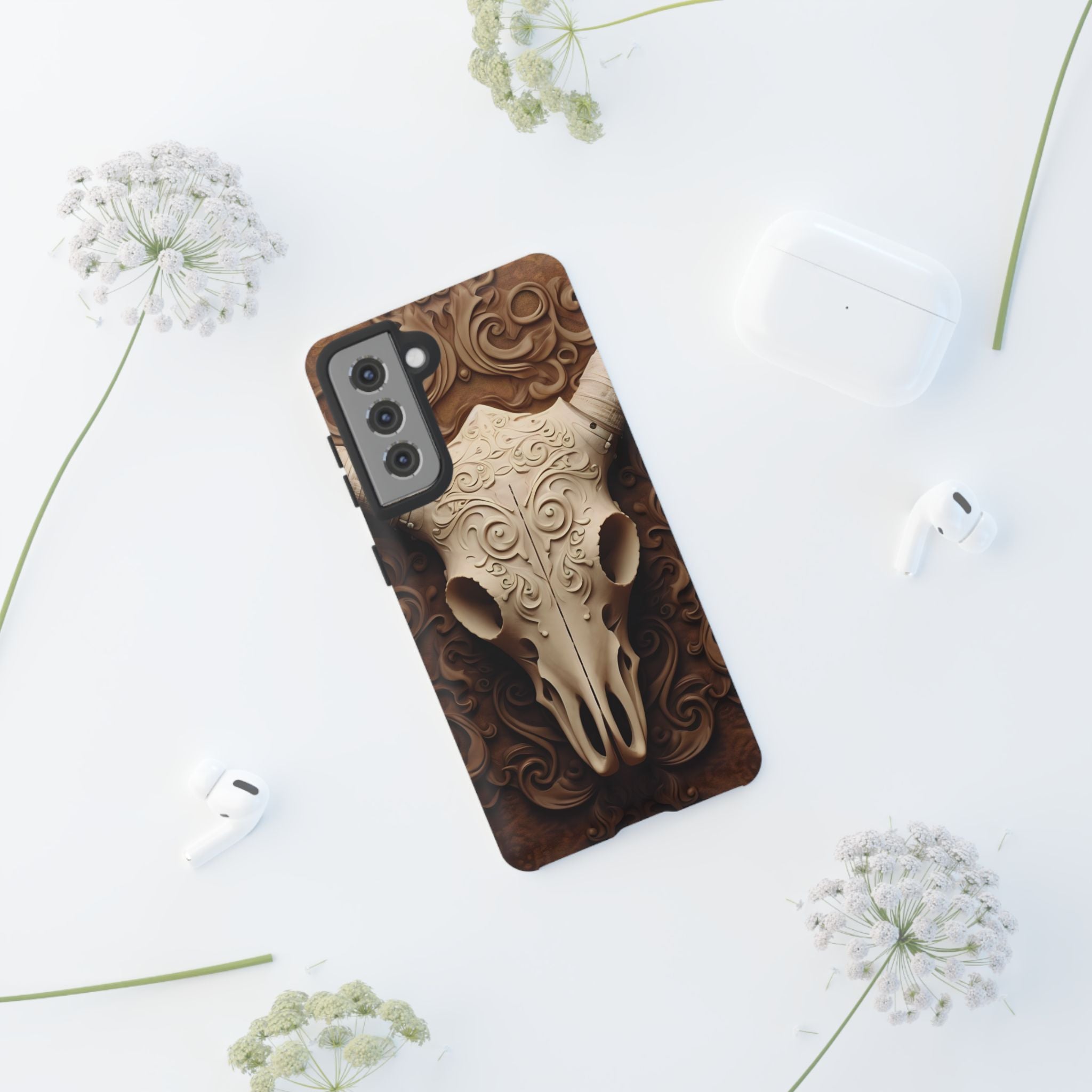 Baroque Ram Skull Samsung Case