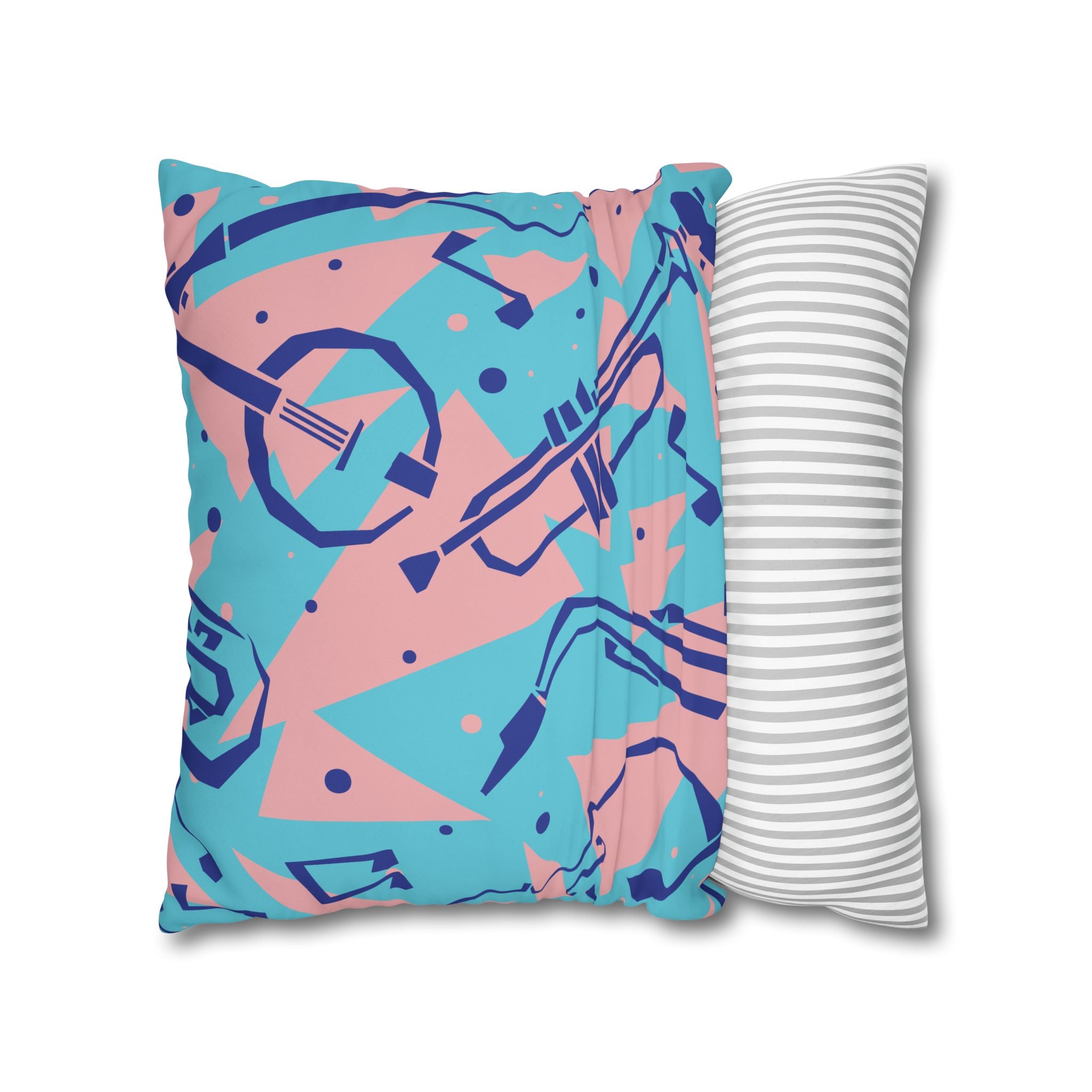 Retro Jazz Pillowcase - 80s Music Design