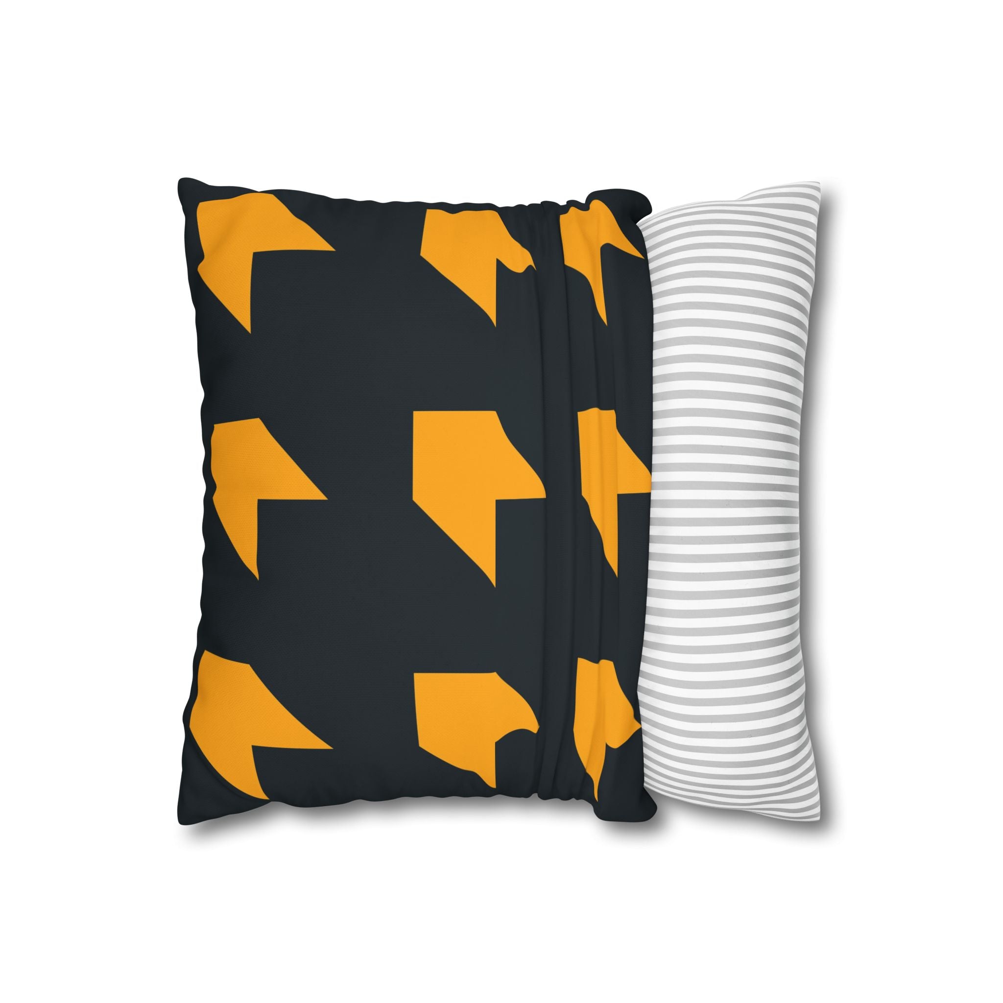 Geometric Arrow Orange Pillowcase