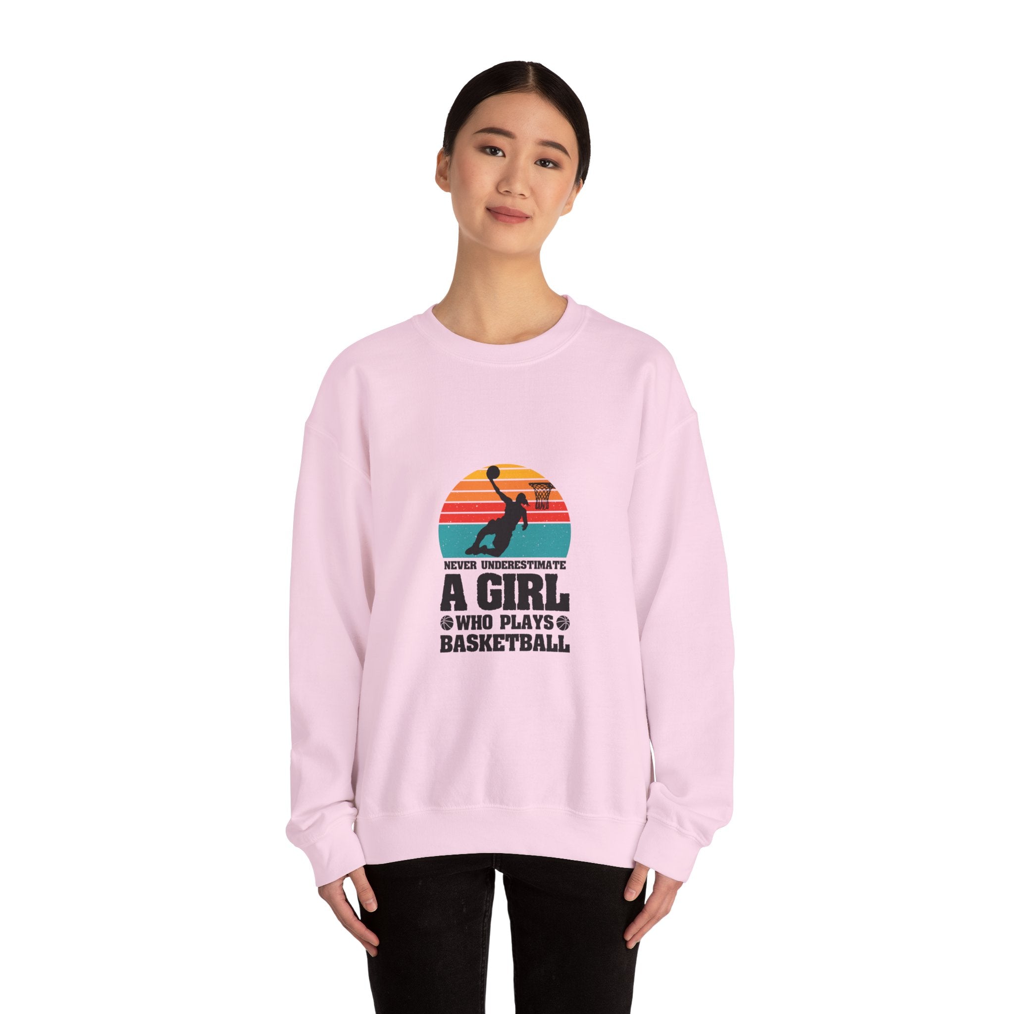 Girl Power Basketball Retro Sweatshirt