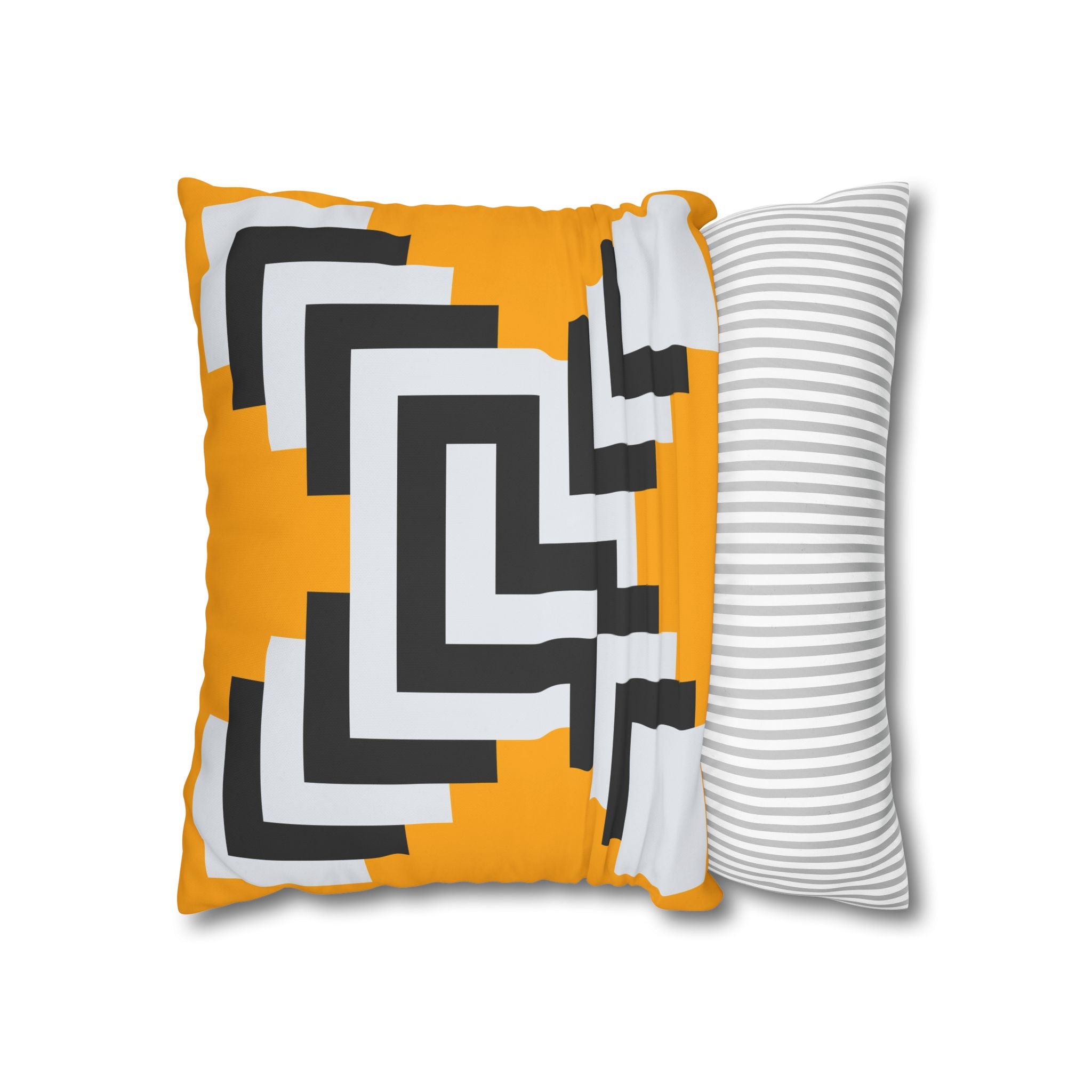 Geometric Gold Pillowcase - Abstract X Design