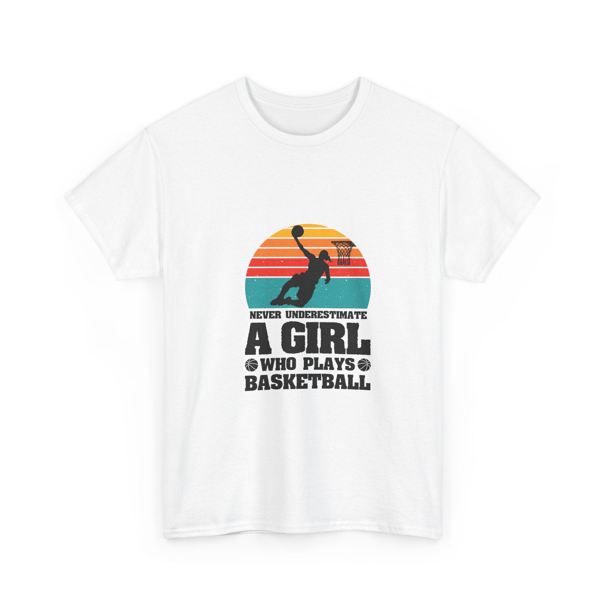 Girl Power Basketball Retro T-Shirt