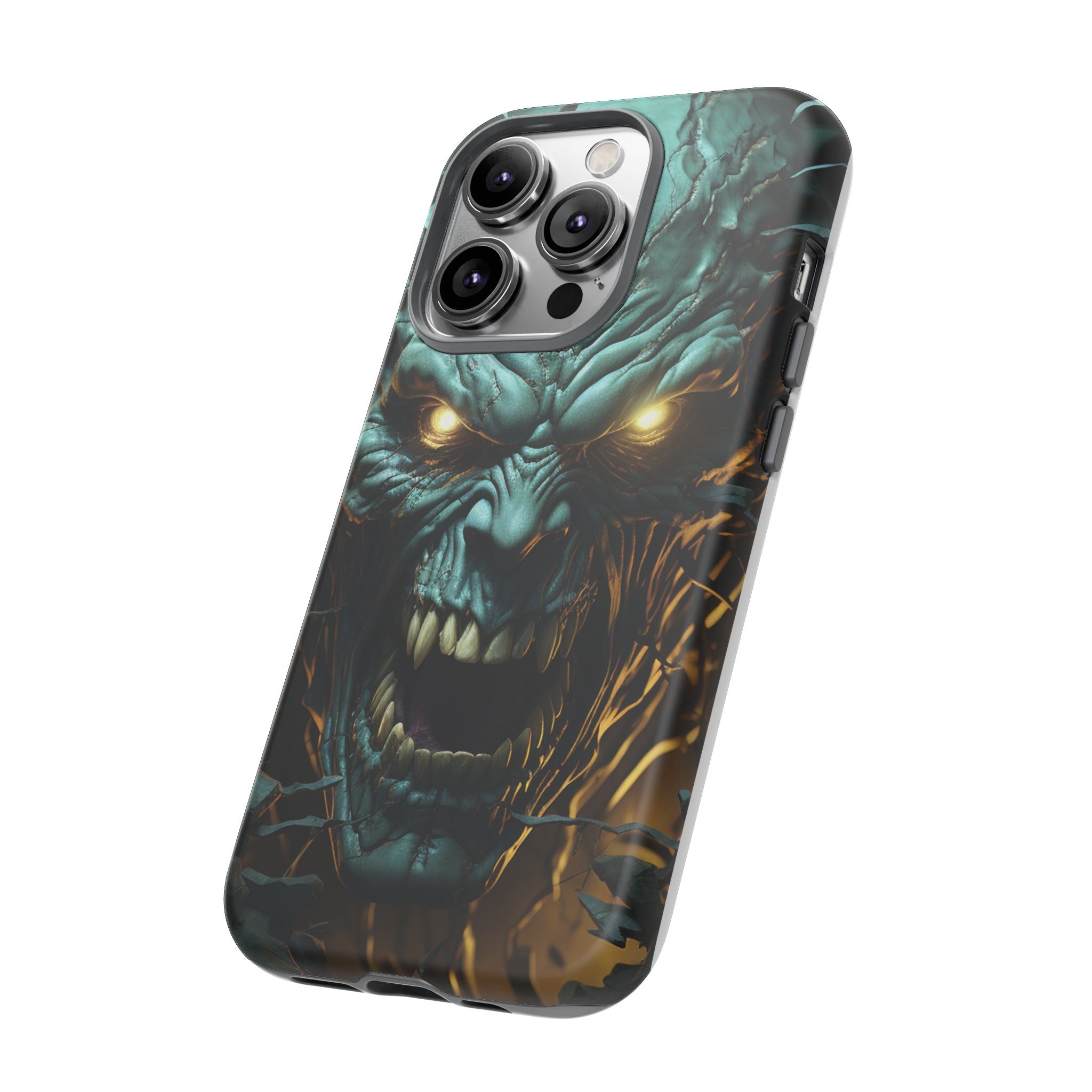 Monstrous Roar Hexagon Stone iPhone Case