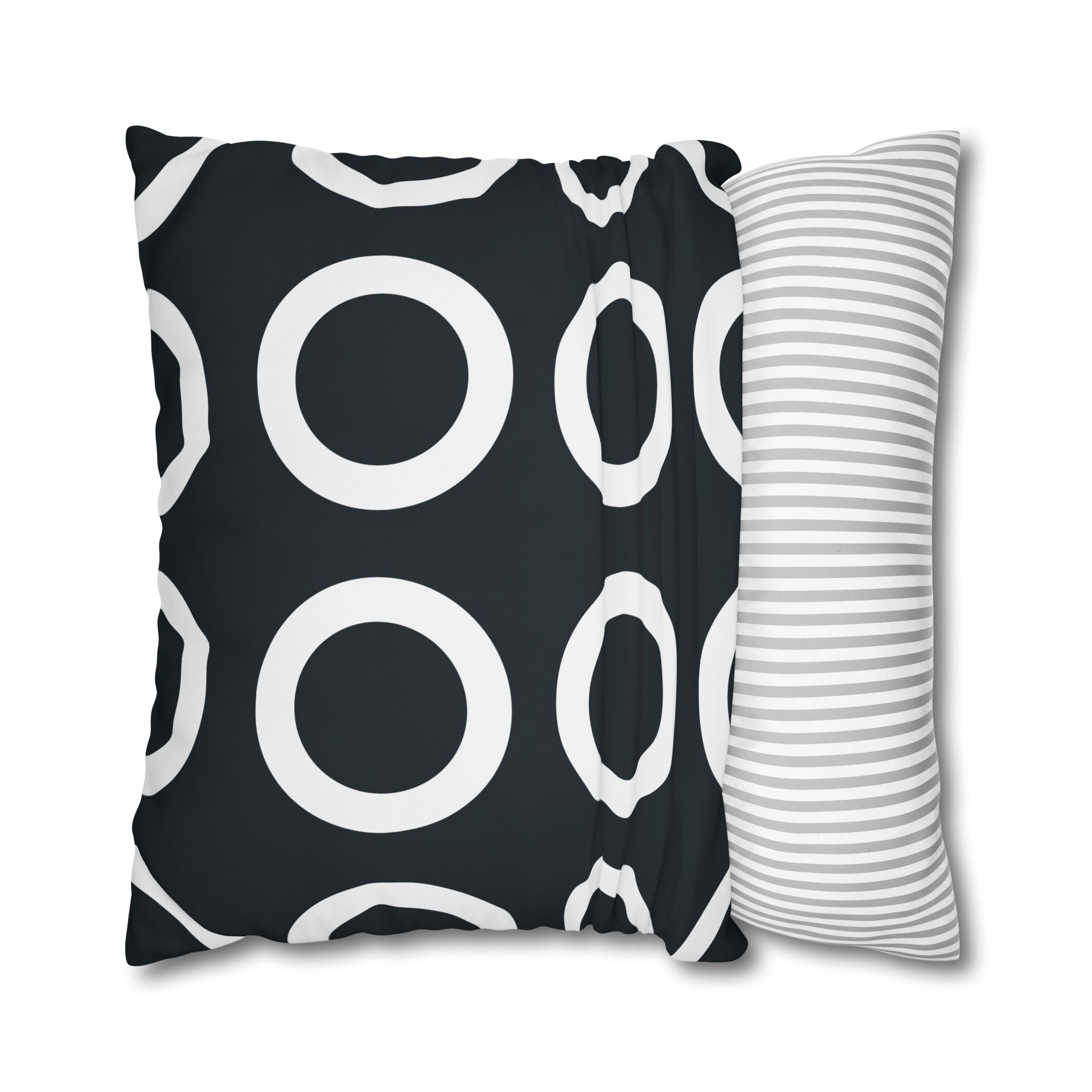 Navy Blue & White Dot Pillowcase