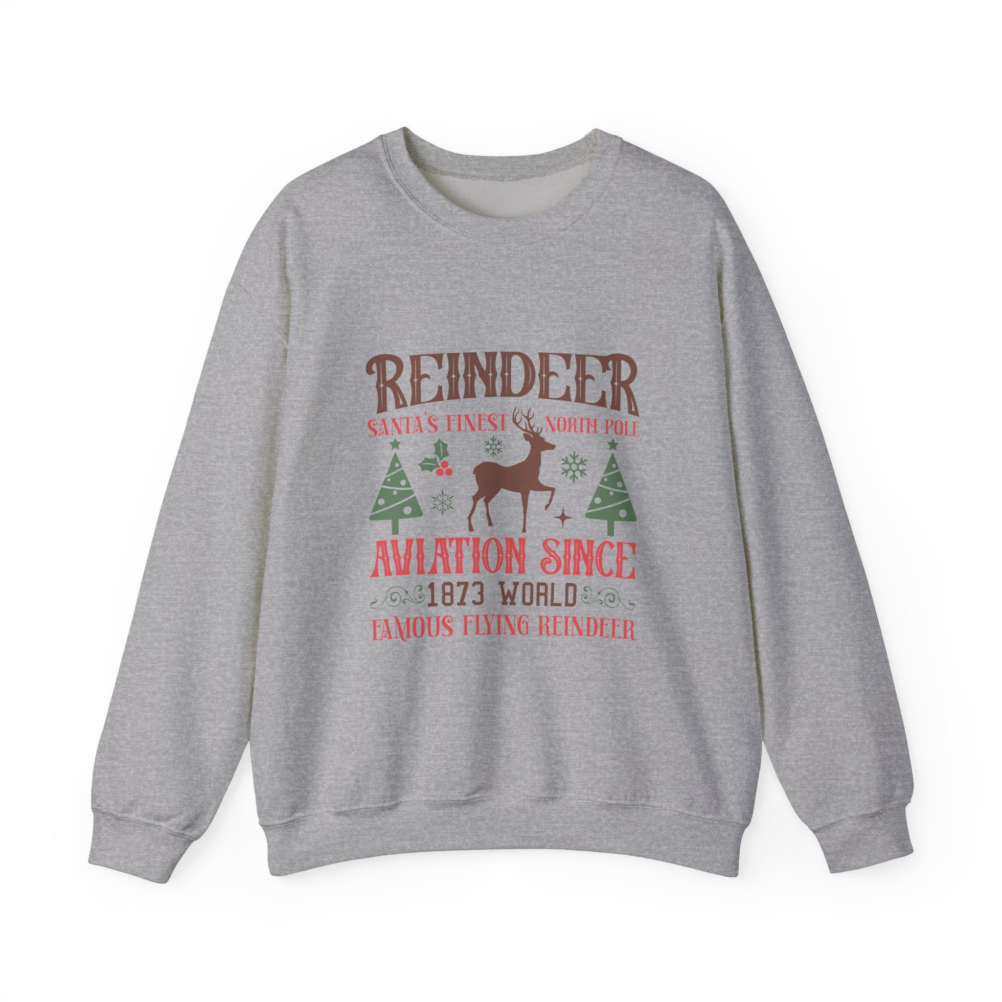 Reindeer Aviation Since 1873 Xmas Sweatshirt