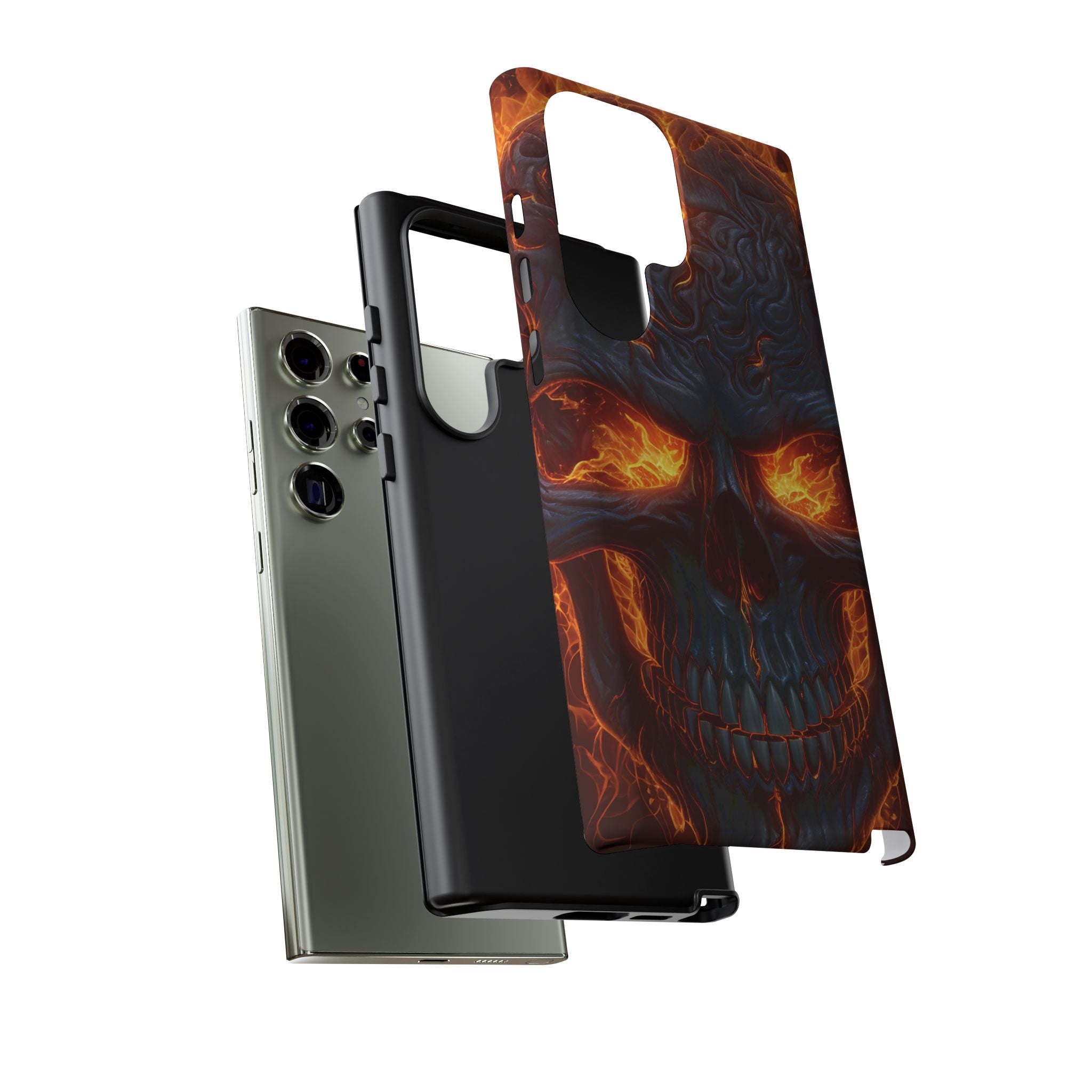 Fiery Skull Samsung Case