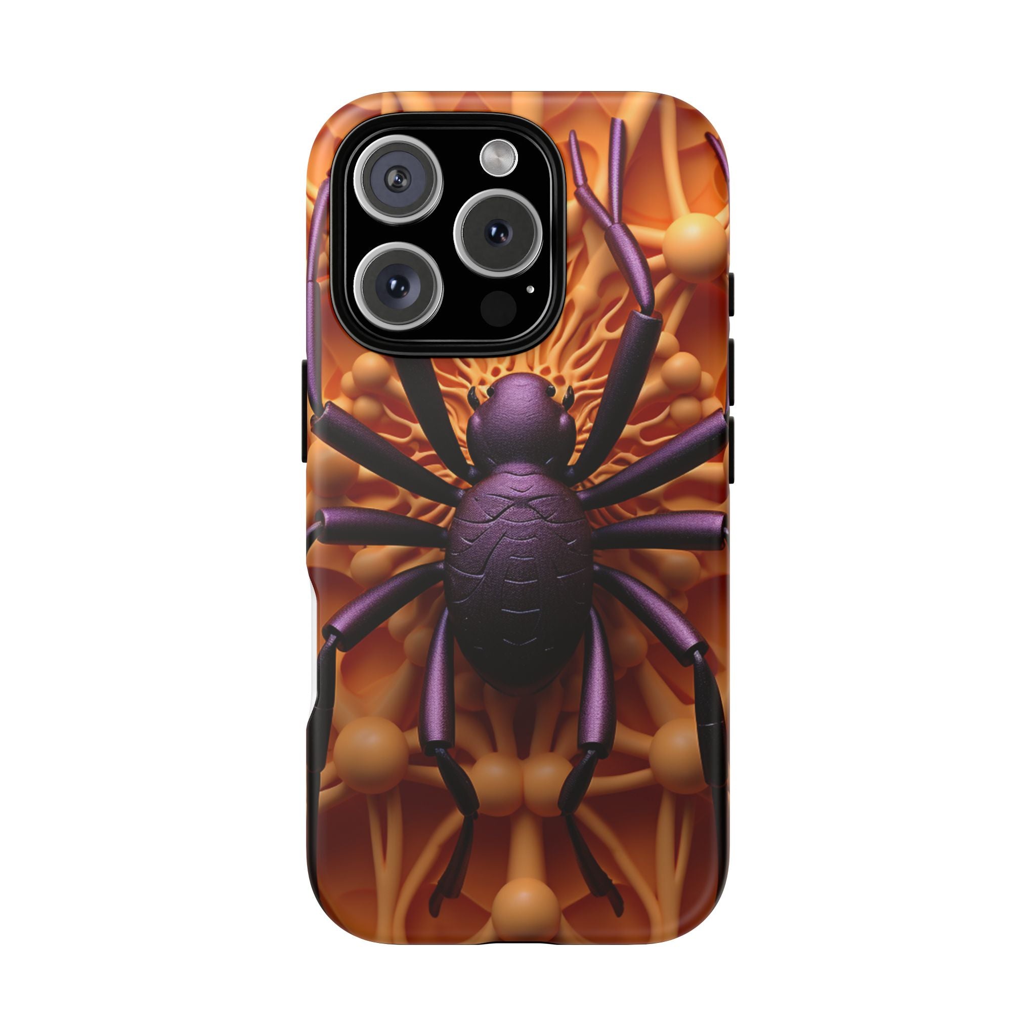 Metallic Spider Hexagon iPhone Case