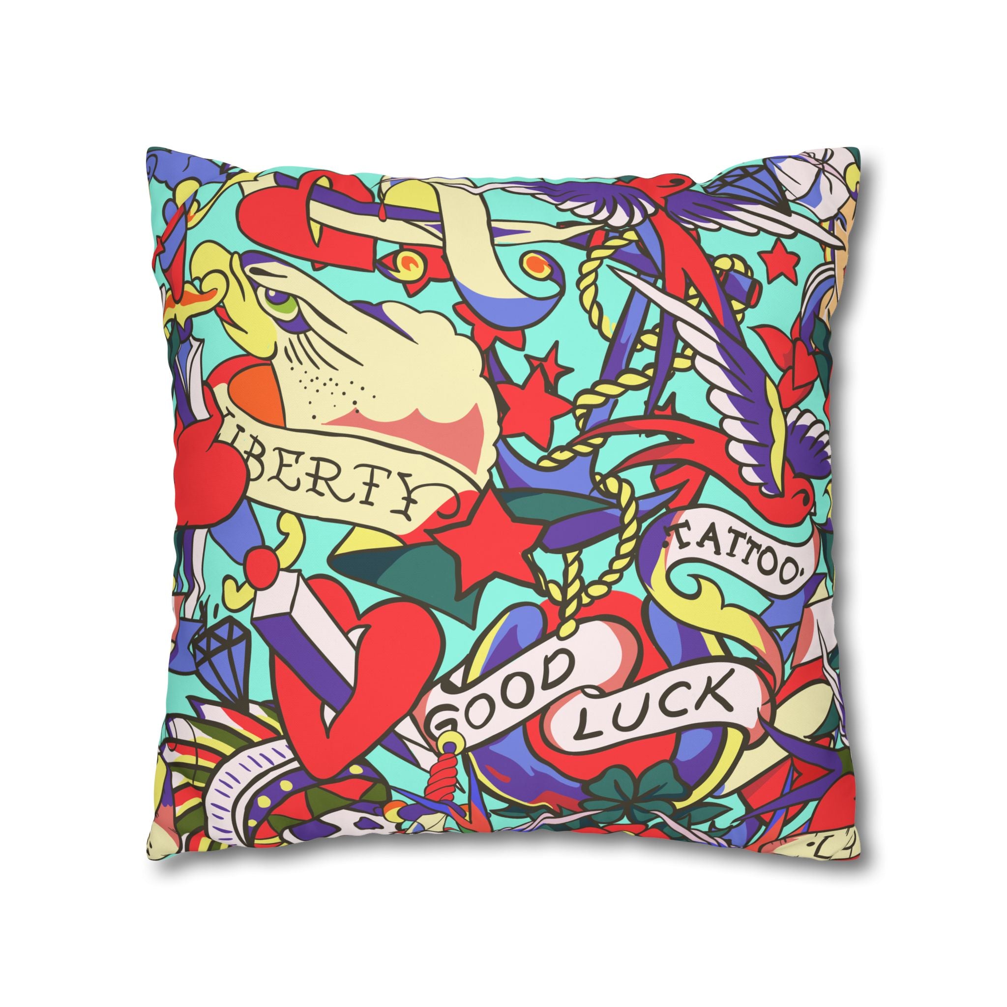 Vintage Tattoo Flash Pillowcase