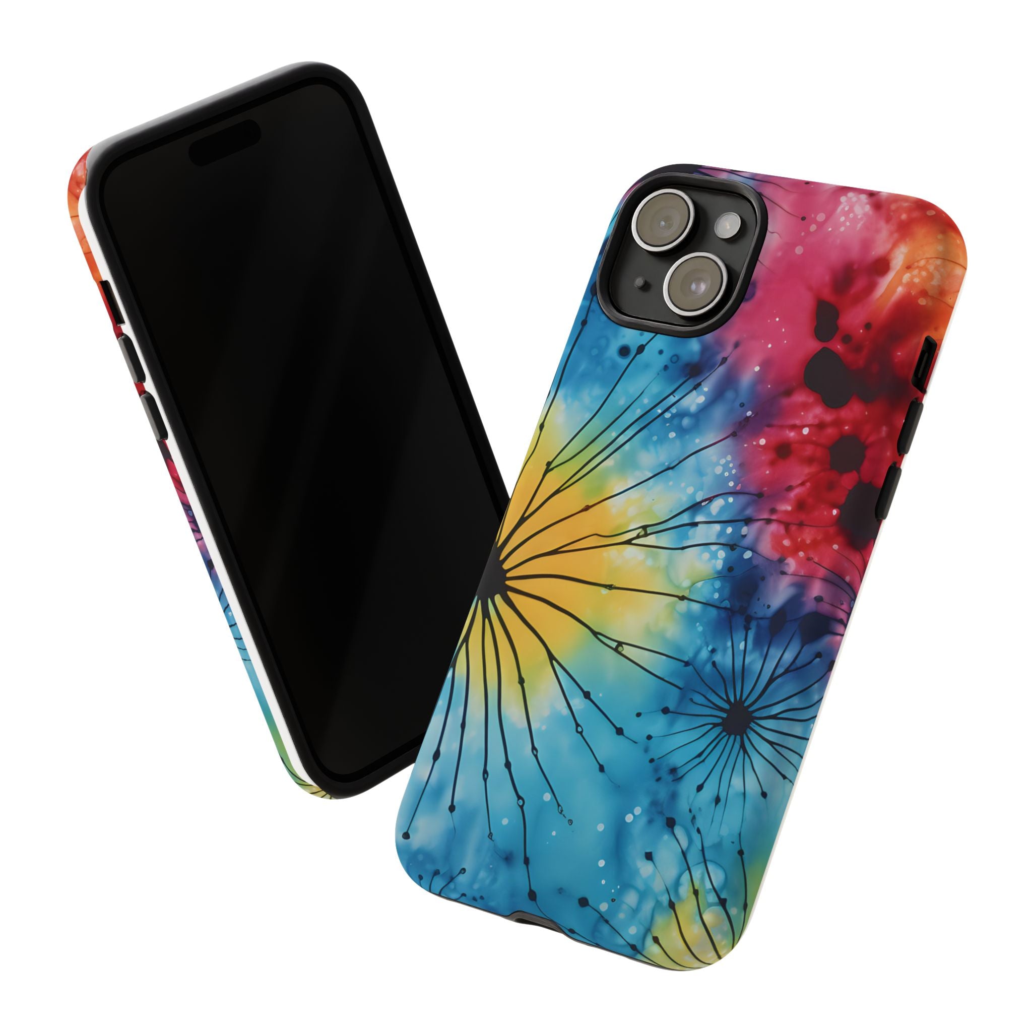 Cosmic Bloom Hexagon Stone iPhone Case