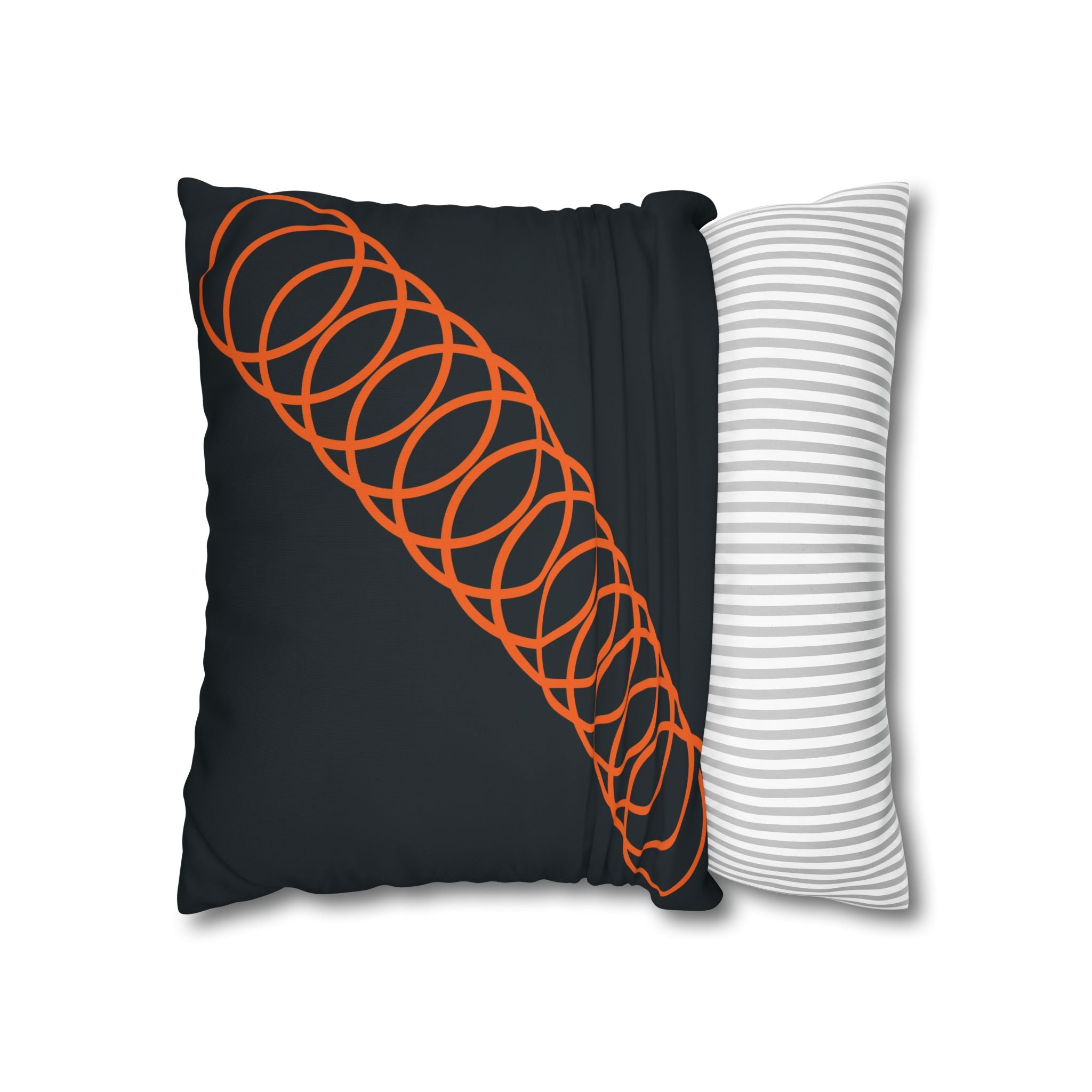 Orange Coil Spring Pillowcase - Teal