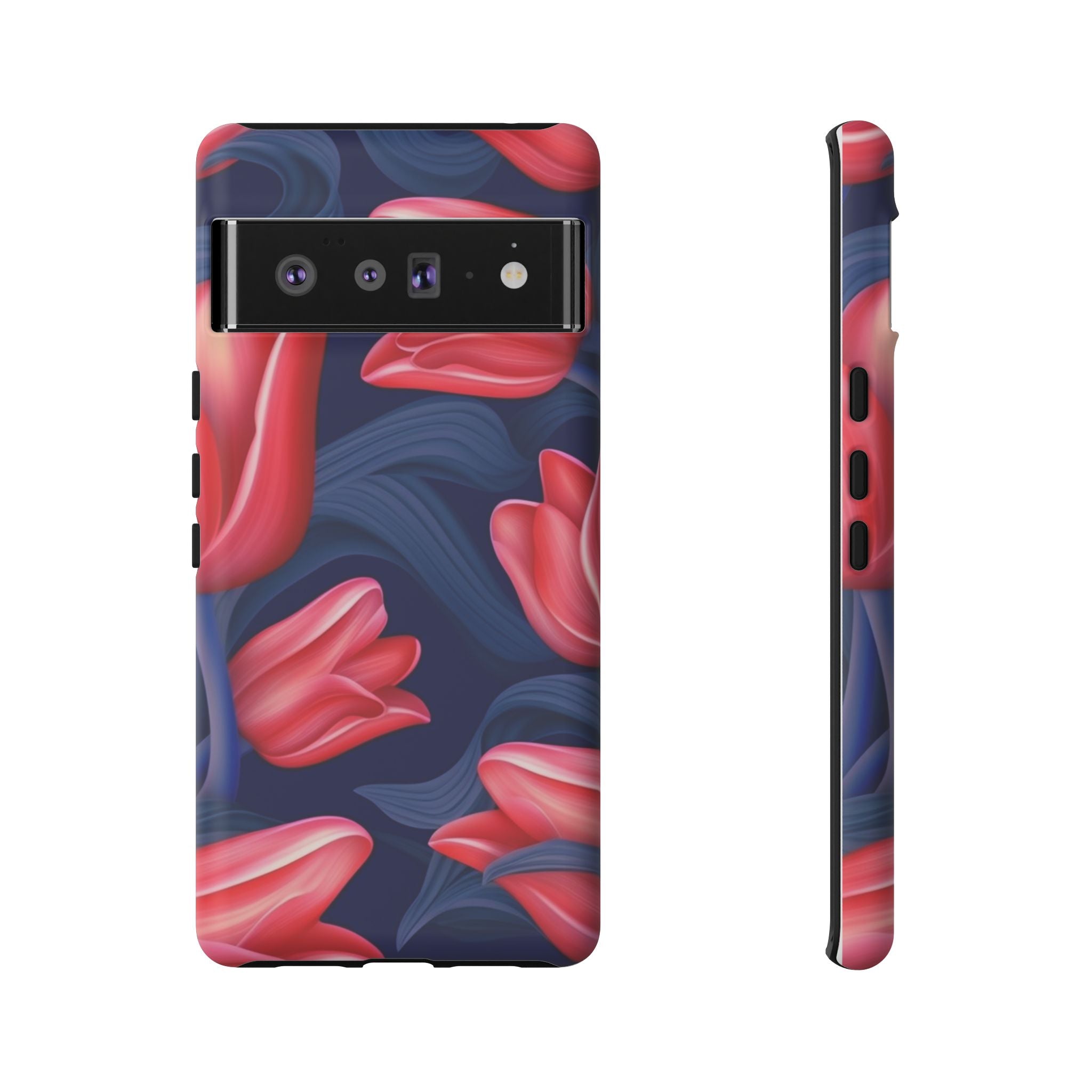 Vibrant Red Tulips Google Pixel Case (All Models)