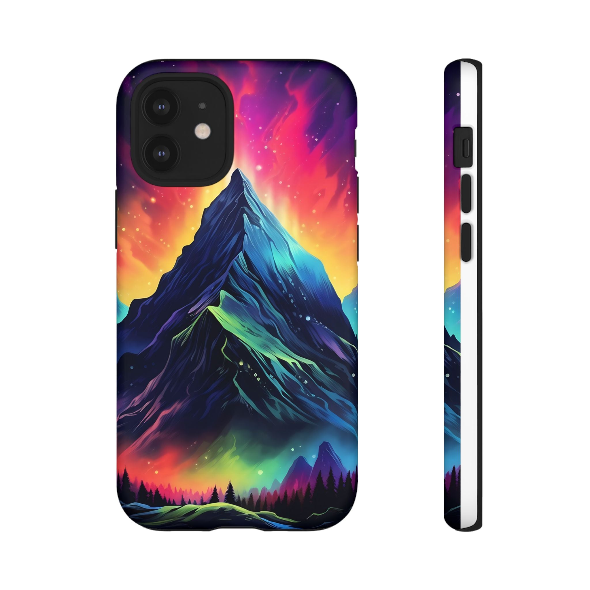 Cosmic Mountain iPhone Case - Hexagon Stone