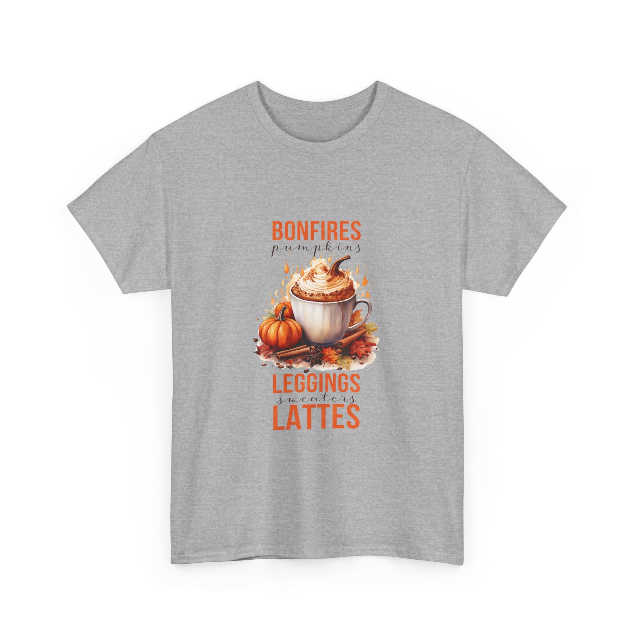 Cozy Autumn Bonfires & Pumpkins Tee