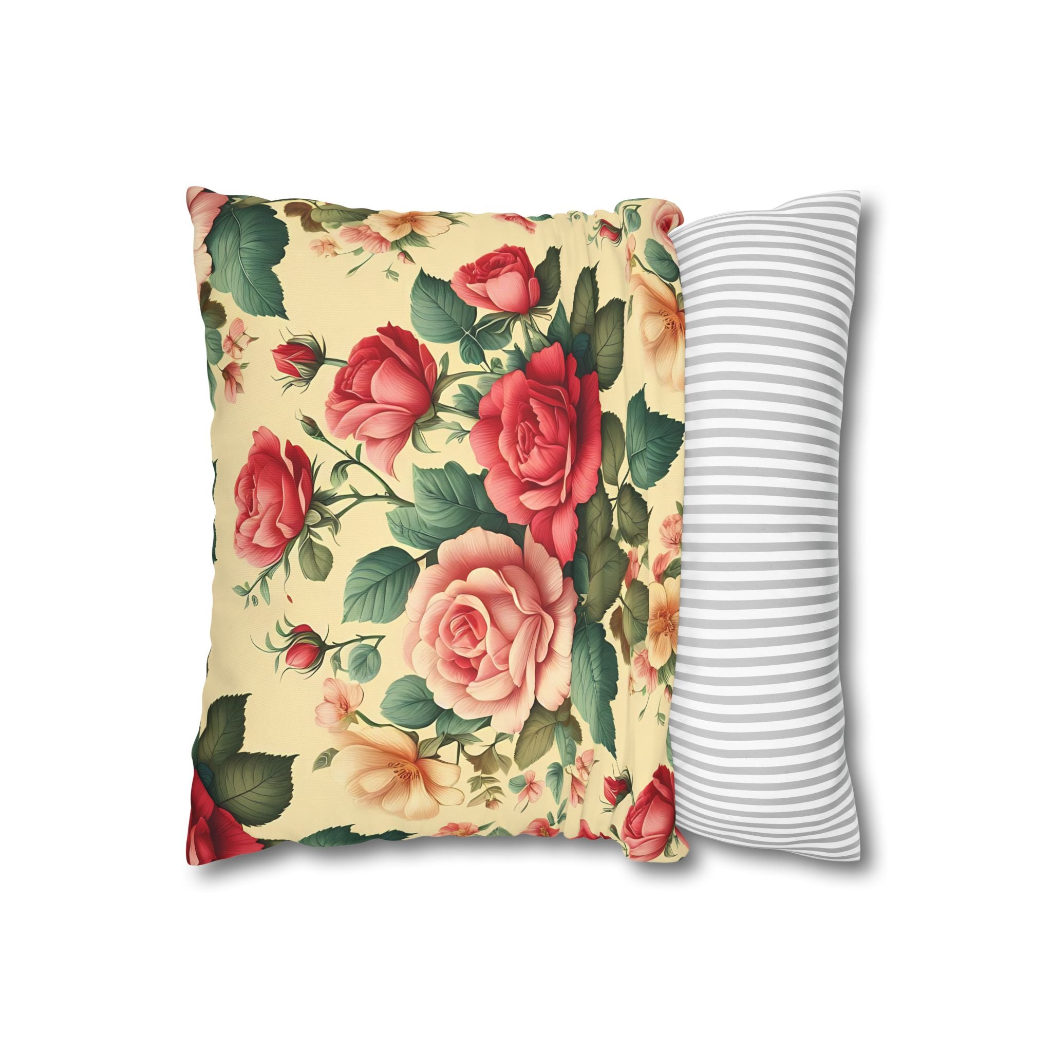 Vintage Rose Pillowcase - Floral Print