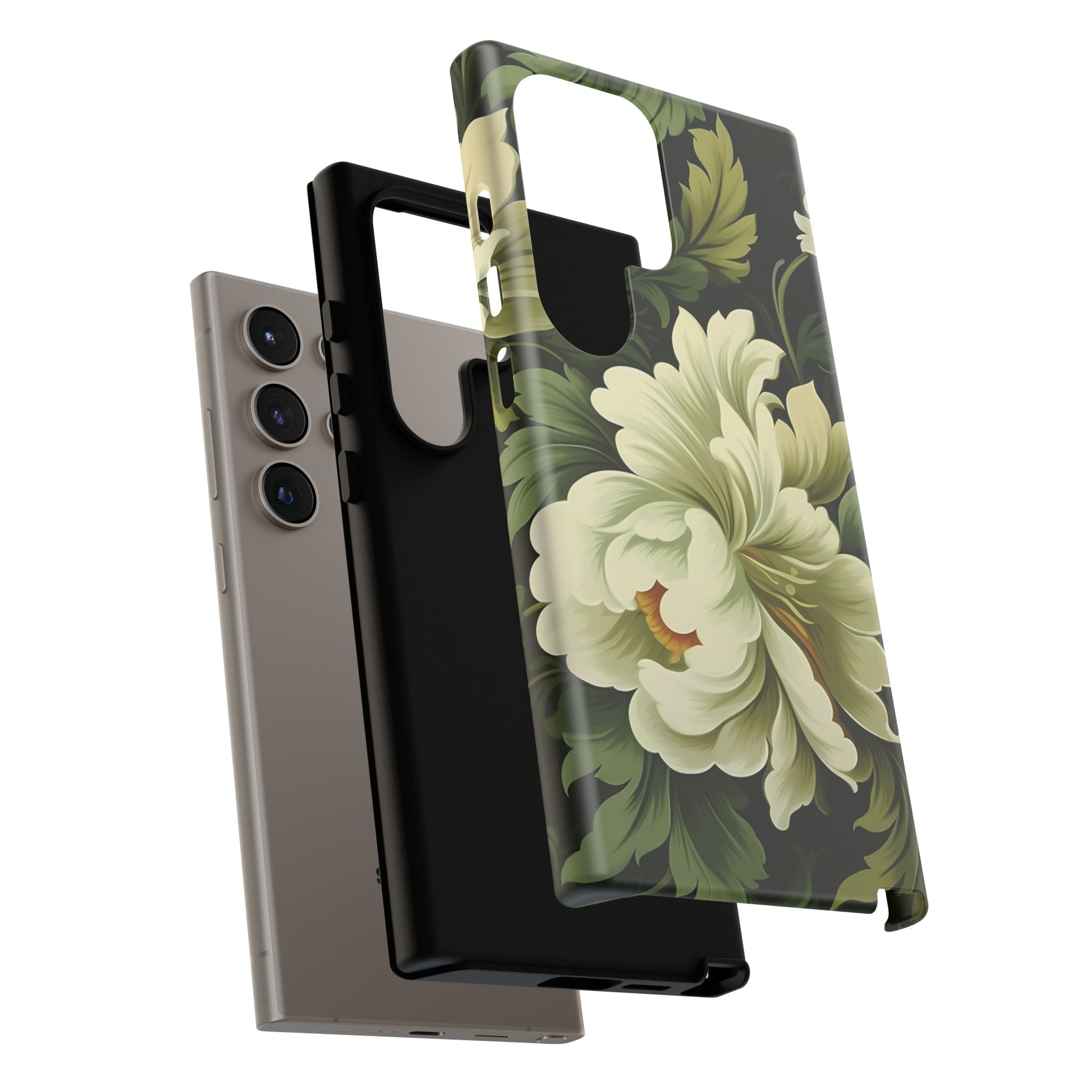 Opulent Floral Samsung Case - Dark Green