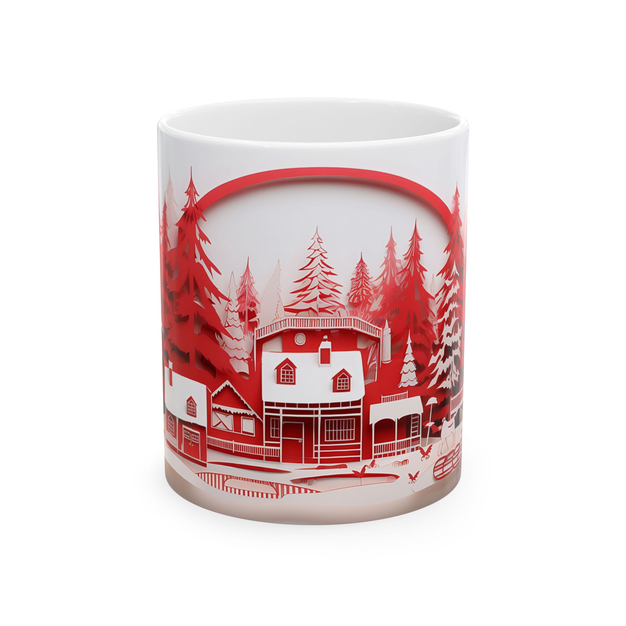 Winter Wonderland Papercut Mug