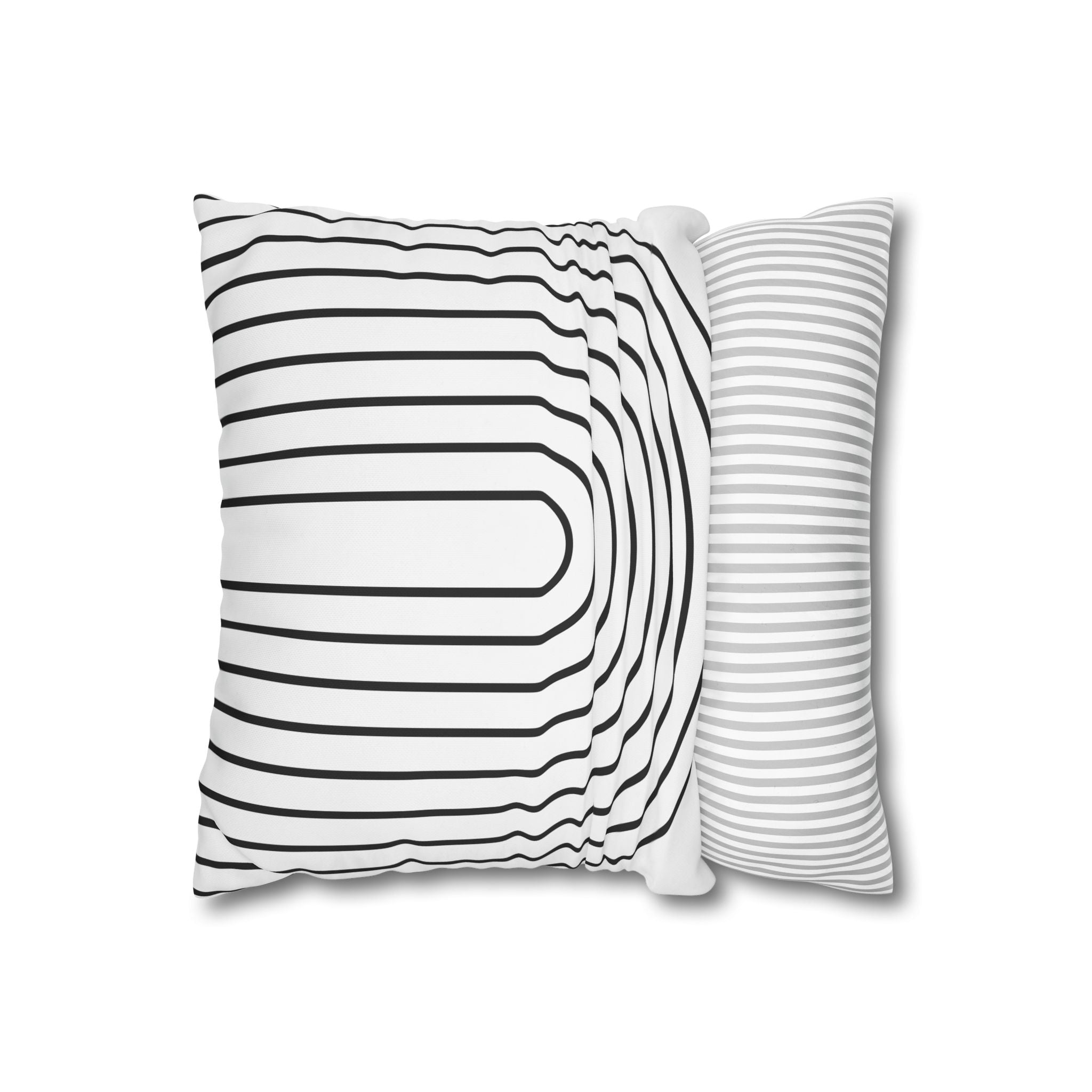 Abstract U-Shape Pillowcase - Minimalist Design