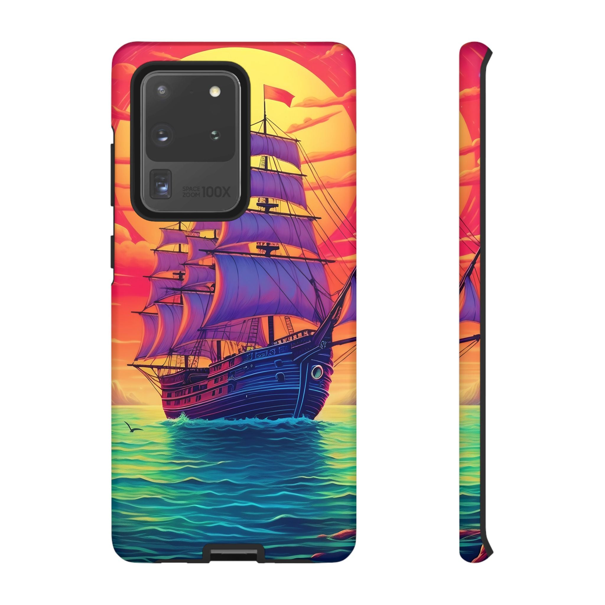 Sunset Galleon Samsung Phone Case