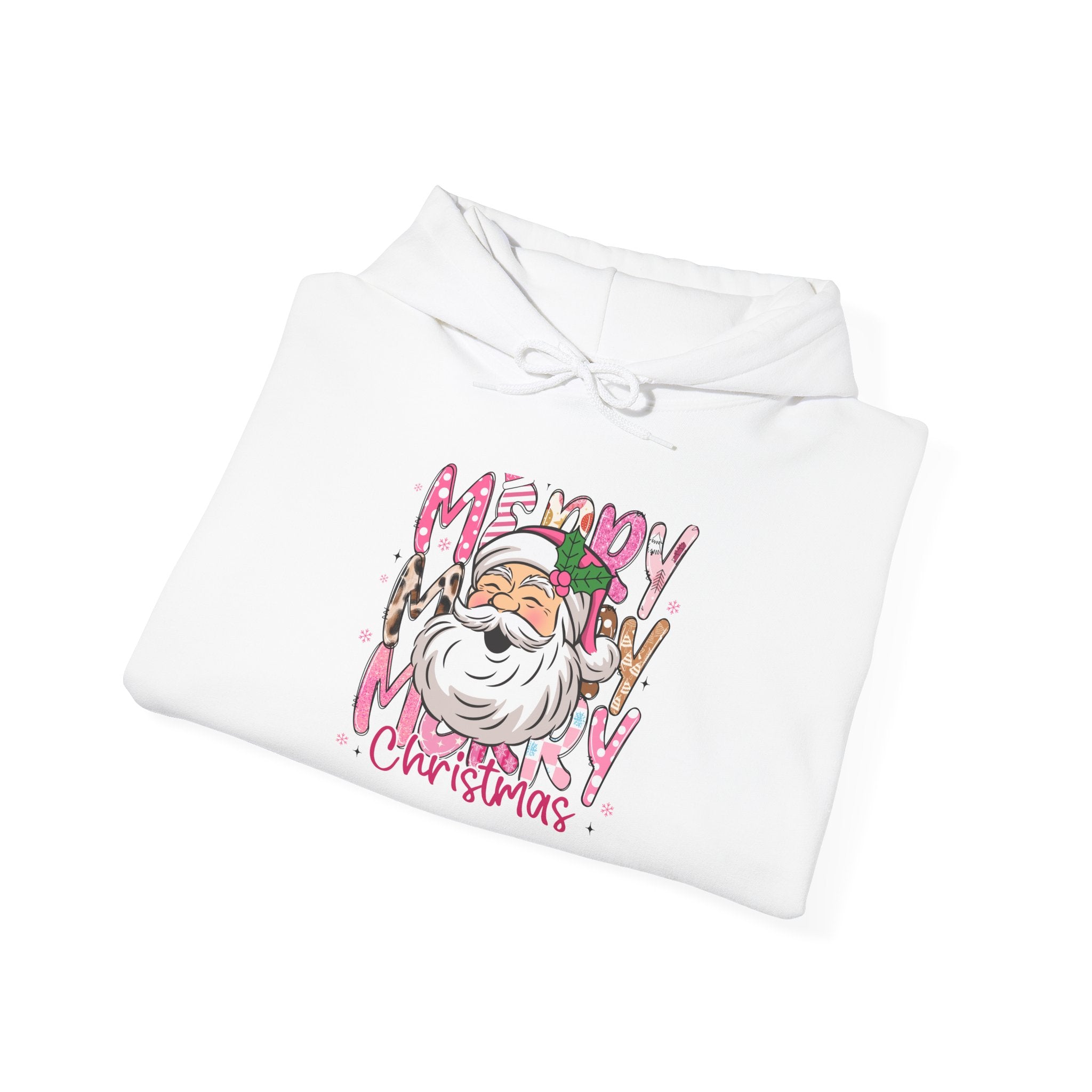 Pink Santa Christmas Hoodie