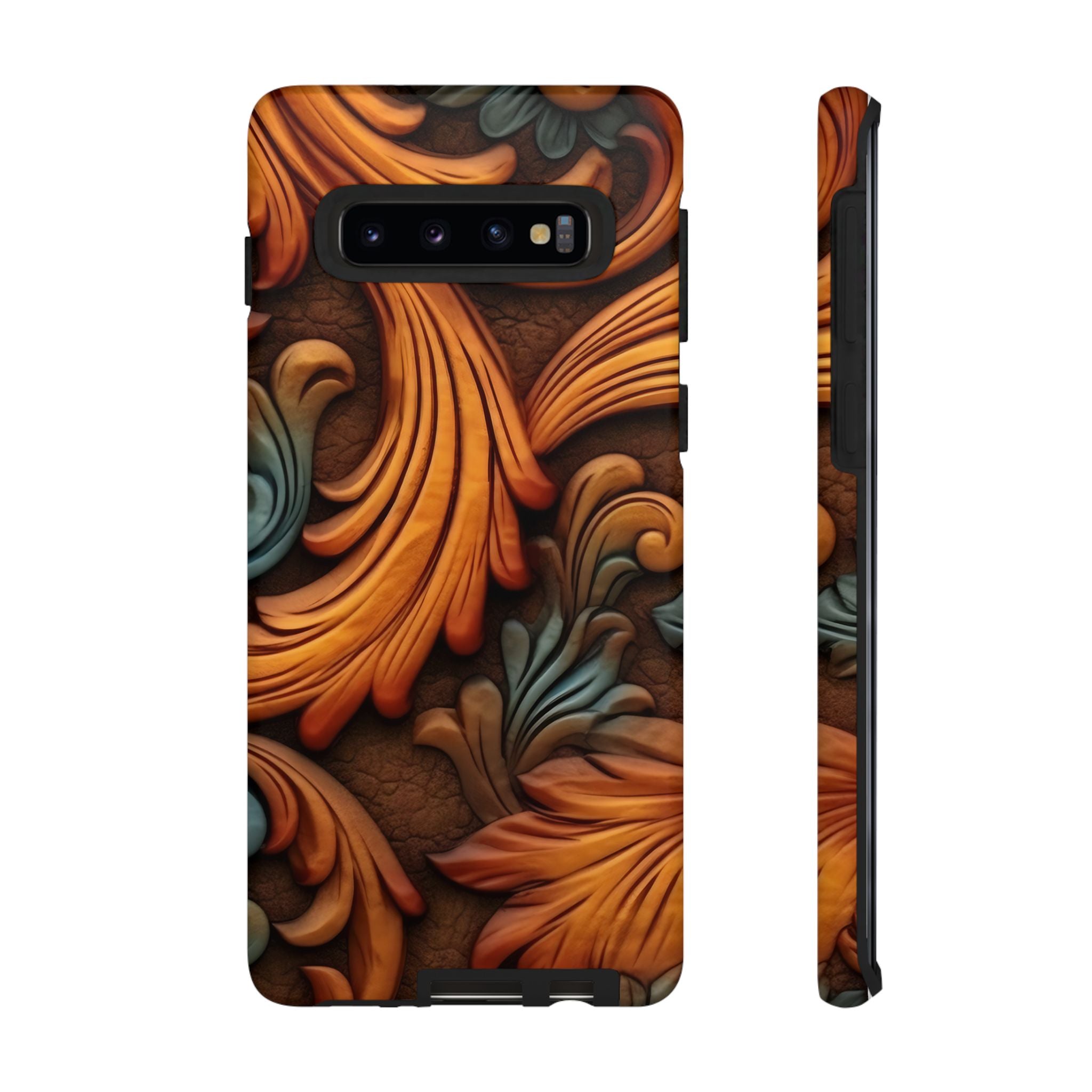 Baroque Copper Samsung Case - Luxury Design