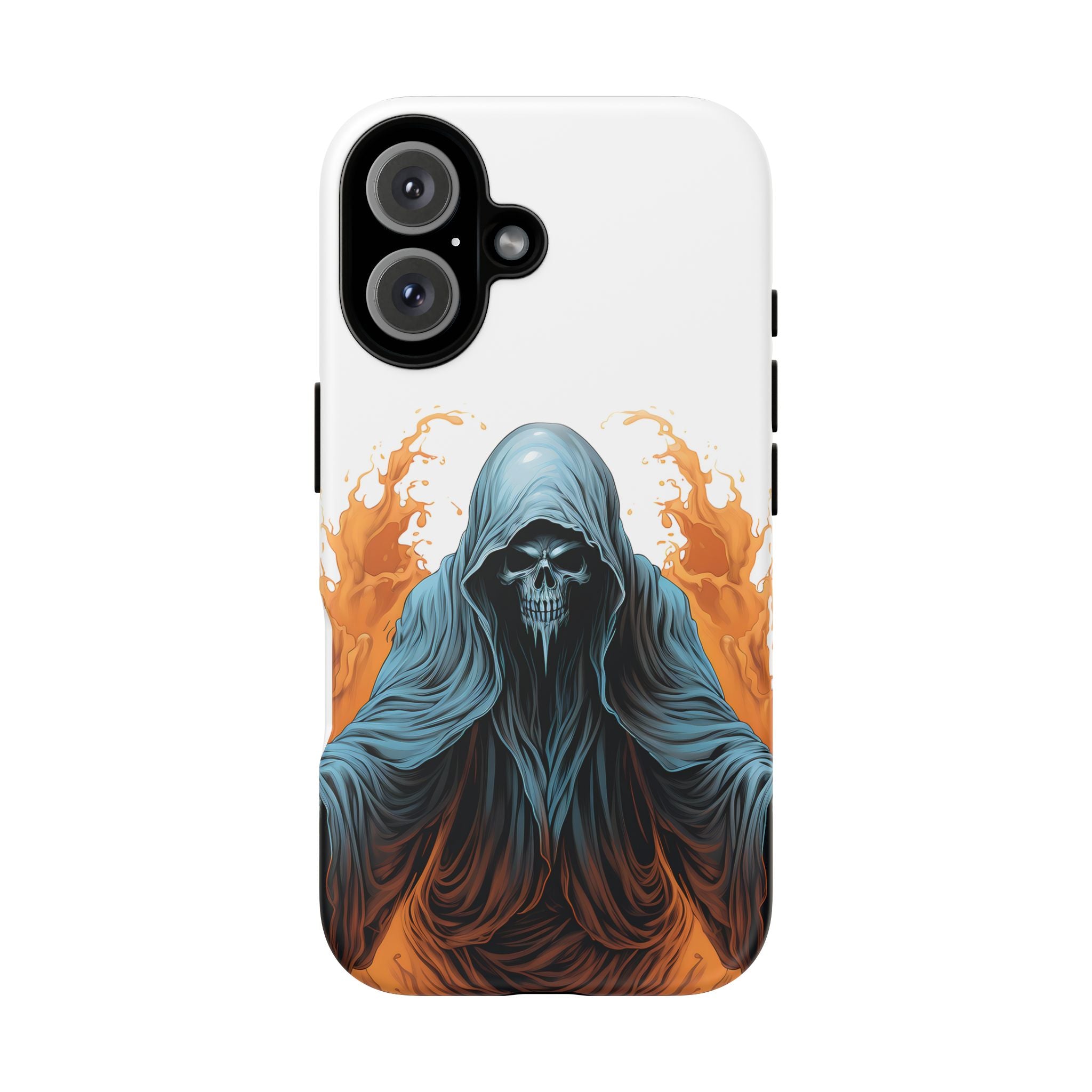 Grim Reaper Hexagon Stone iPhone Case