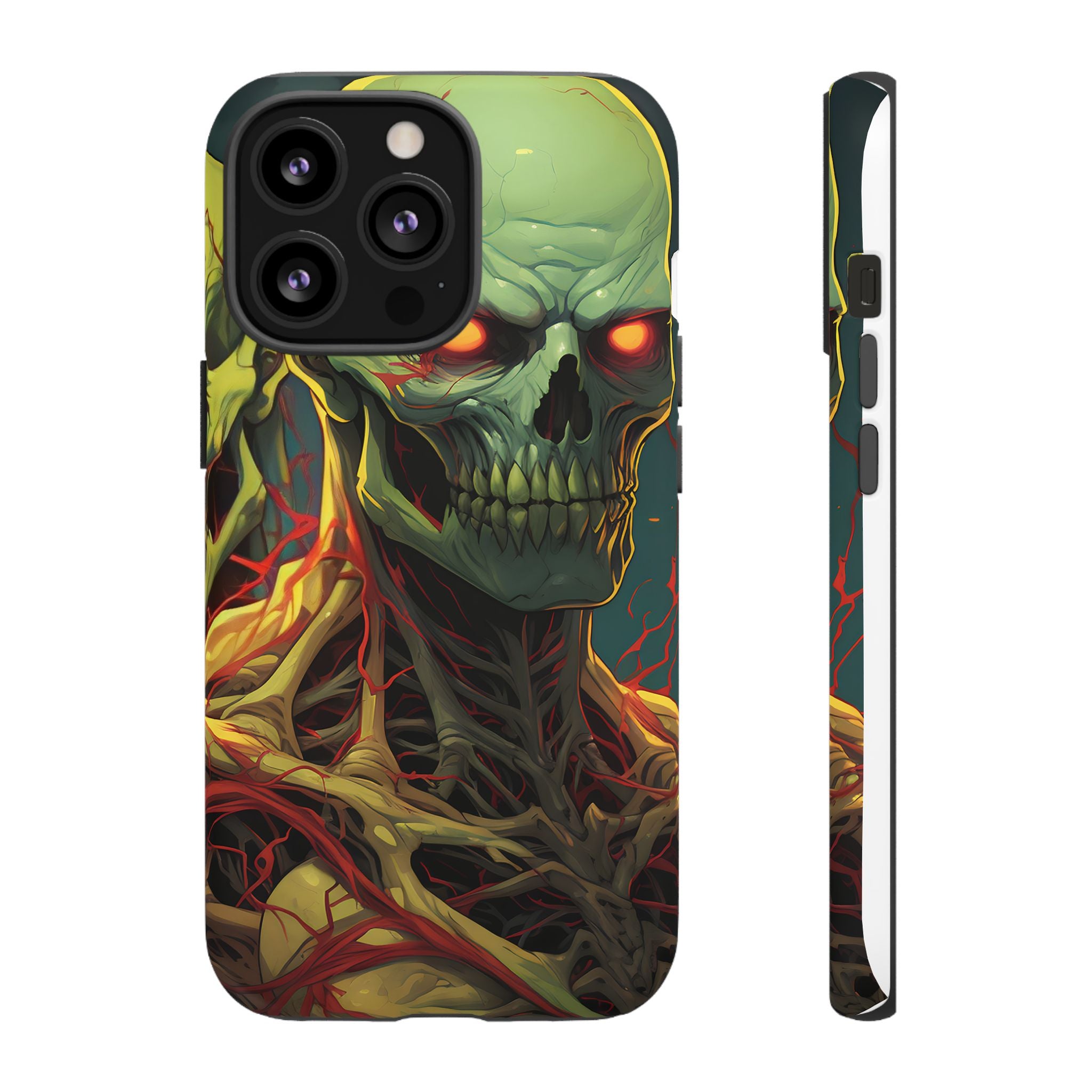 Glowing Skull Hexagon iPhone Case