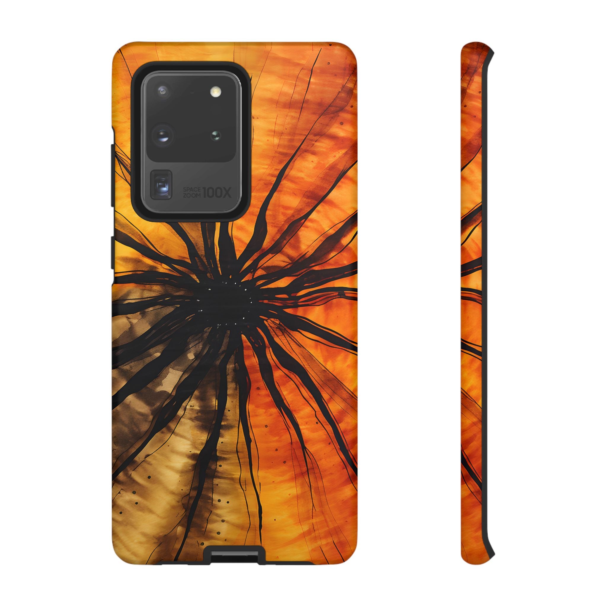 Fiery Sunburst Abstract Samsung Case