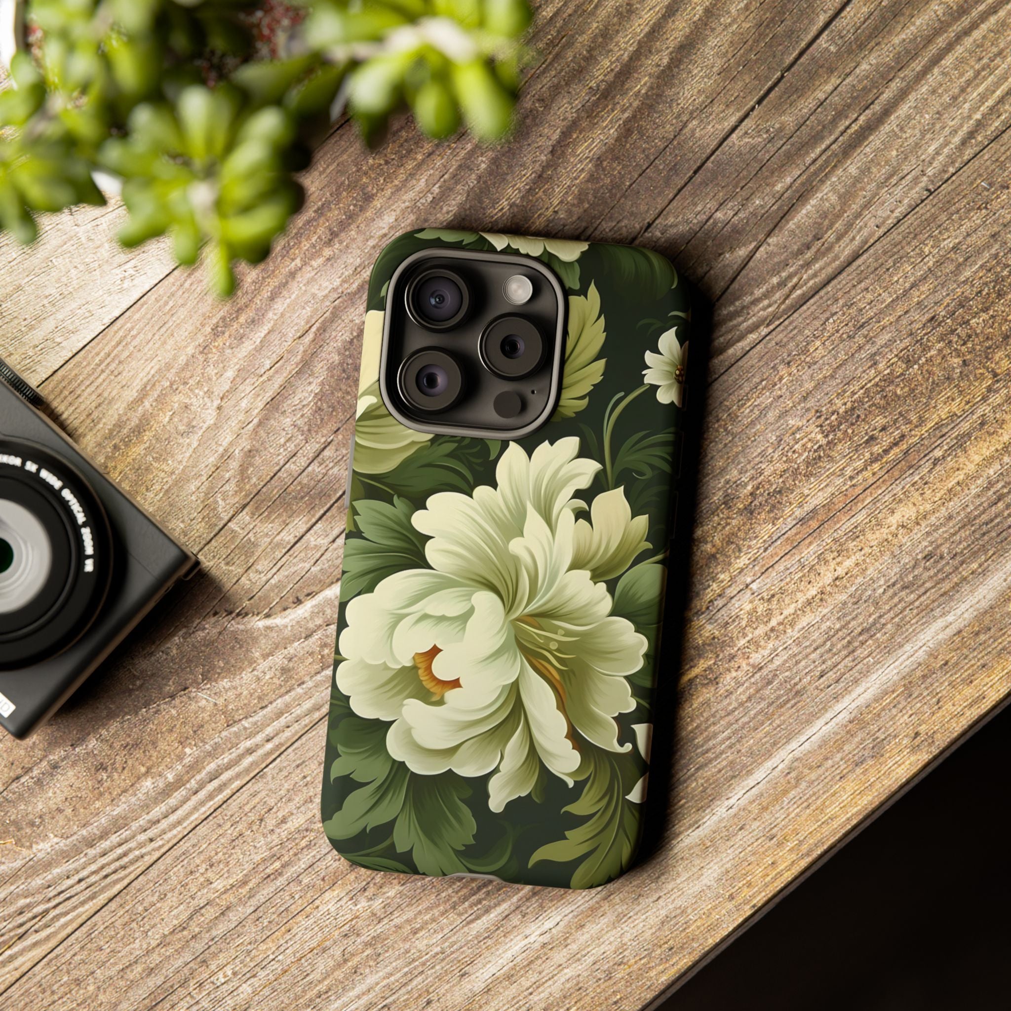 Opulent Floral Hexagon iPhone Case