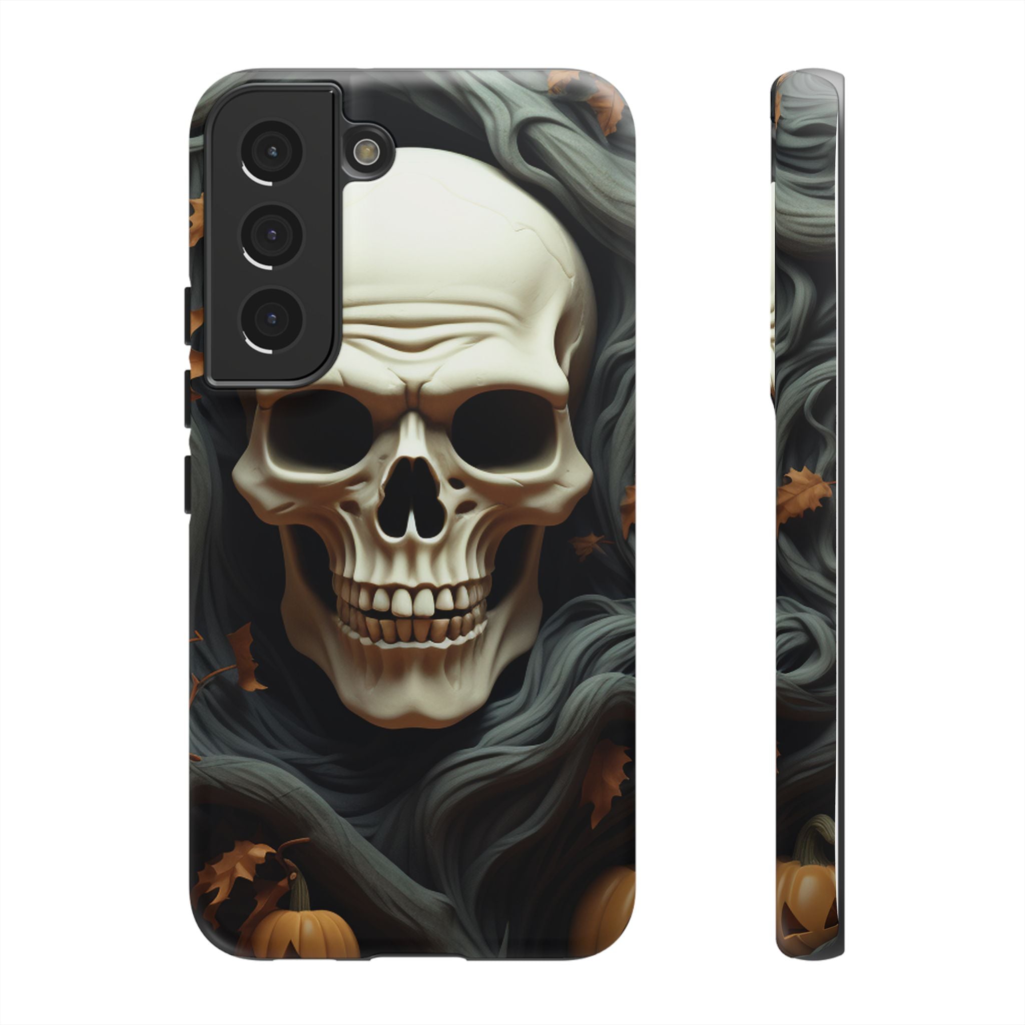 Spooky Skull Samsung Case: Halloween Edition