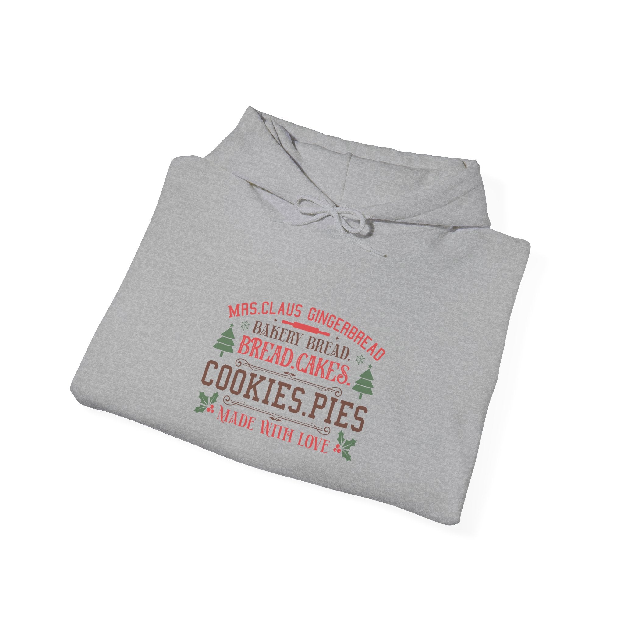 Mrs. Claus Gingerbread Bakery Hoodie