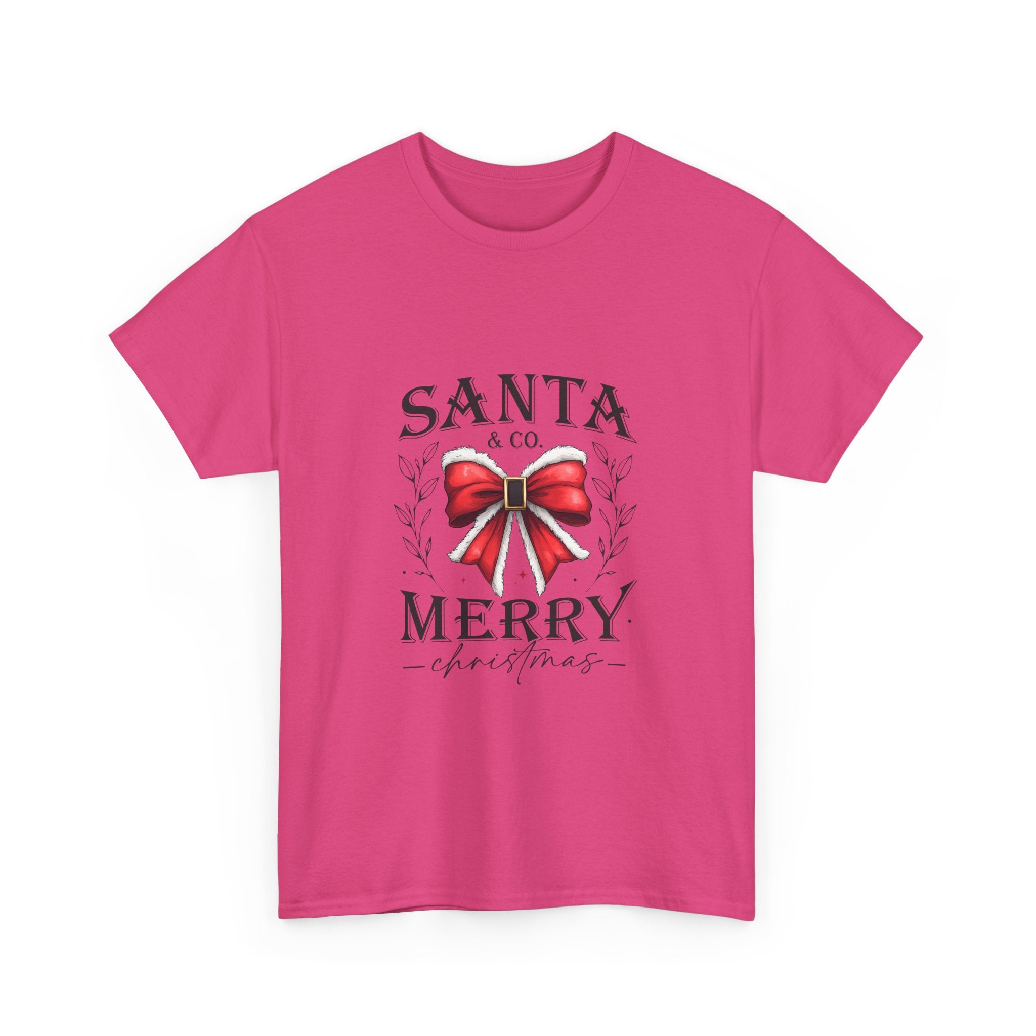 Santa & Co. Merry Christmas Bow T-Shirt