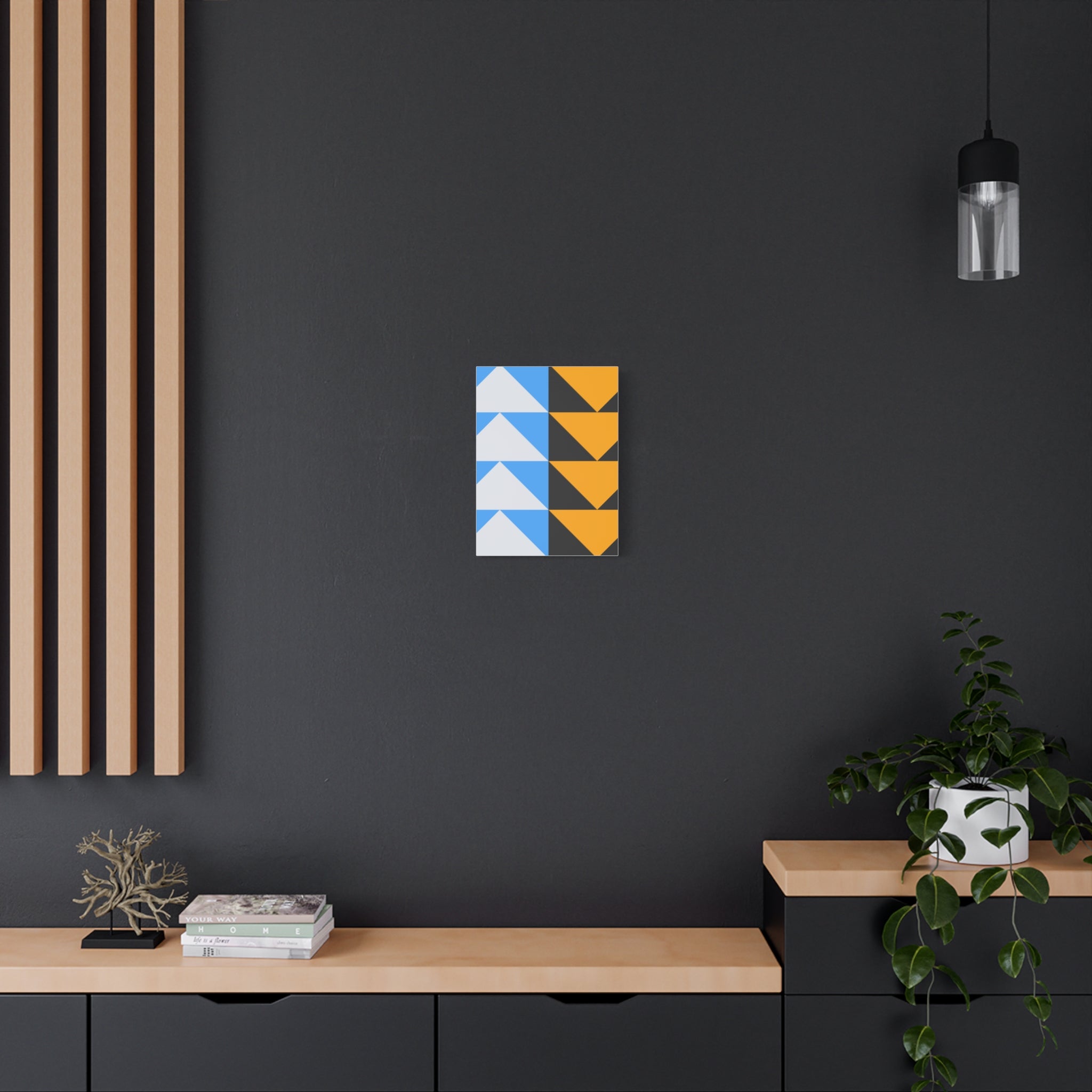 Geometric Triangle Canvas Art - Modern Decor