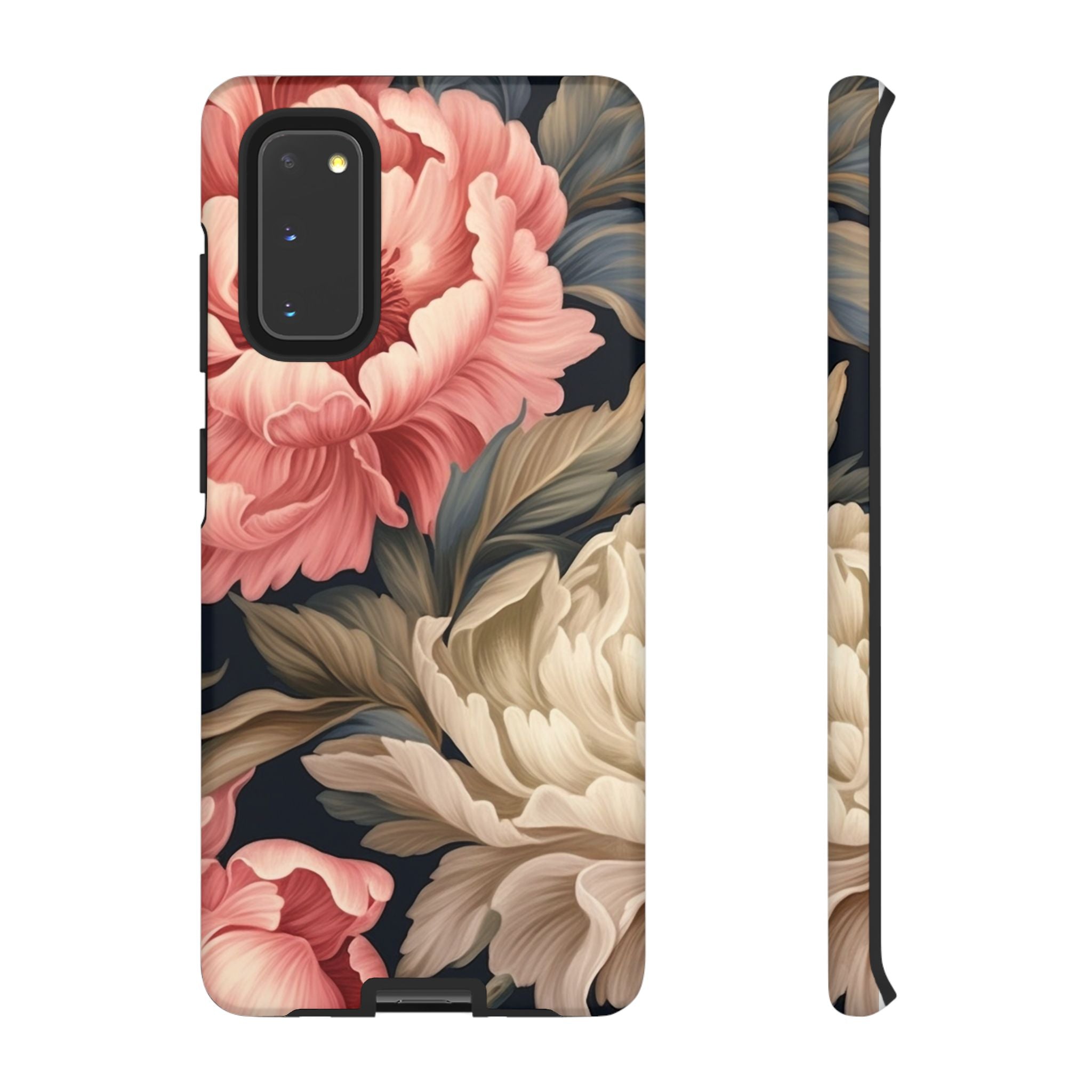 Blush Peony Floral Samsung Phone Case