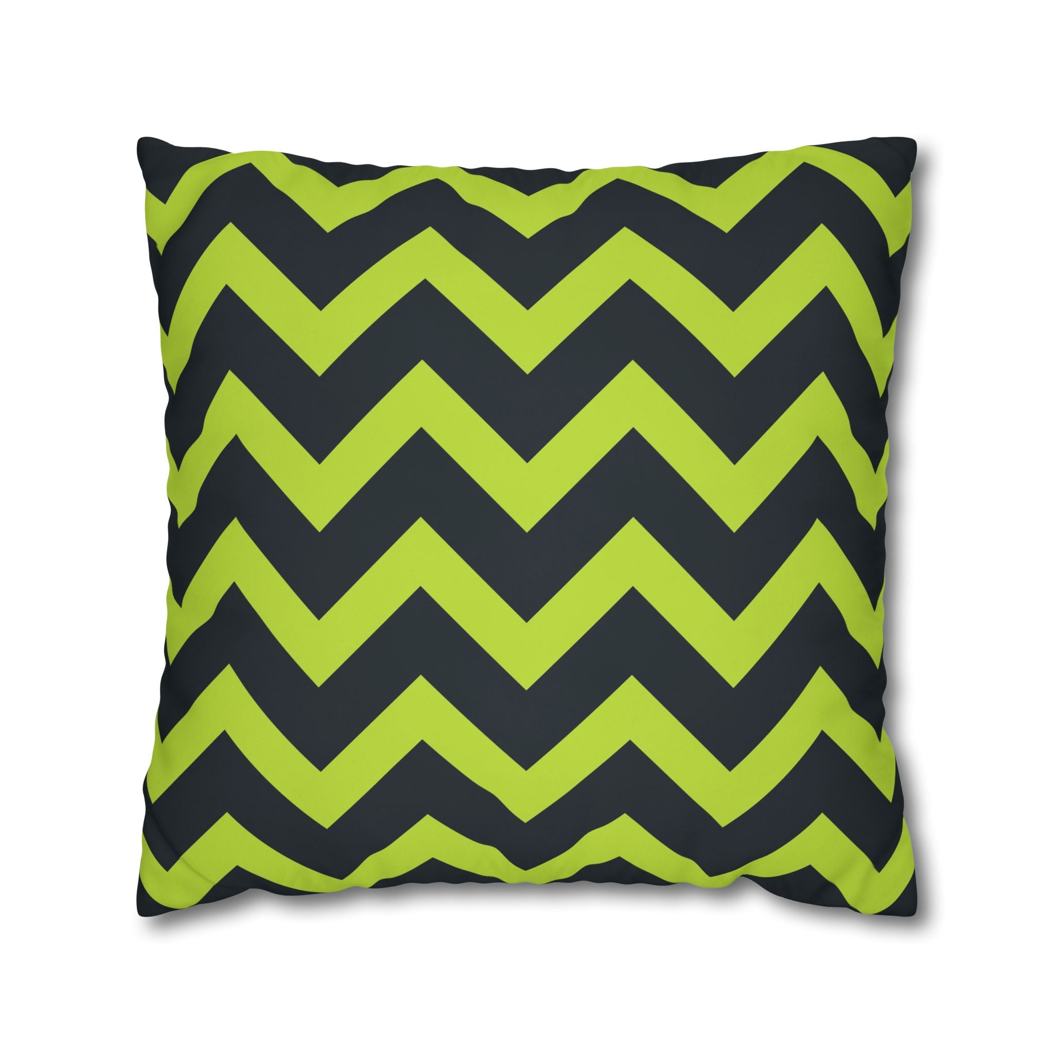 Teal & Lime Zigzag Chevron Pillowcase