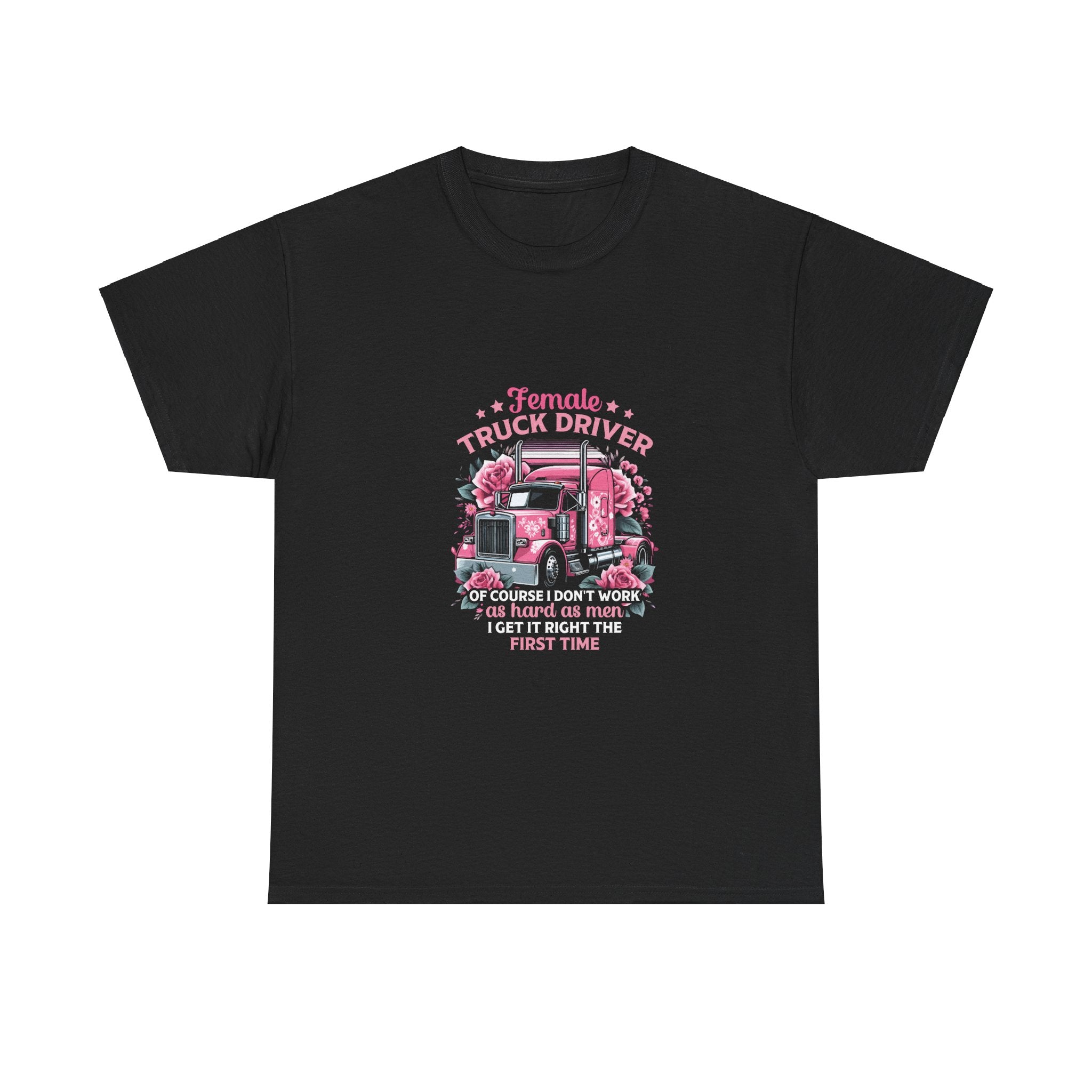 Pink Truck Driver Women's T-Shirt