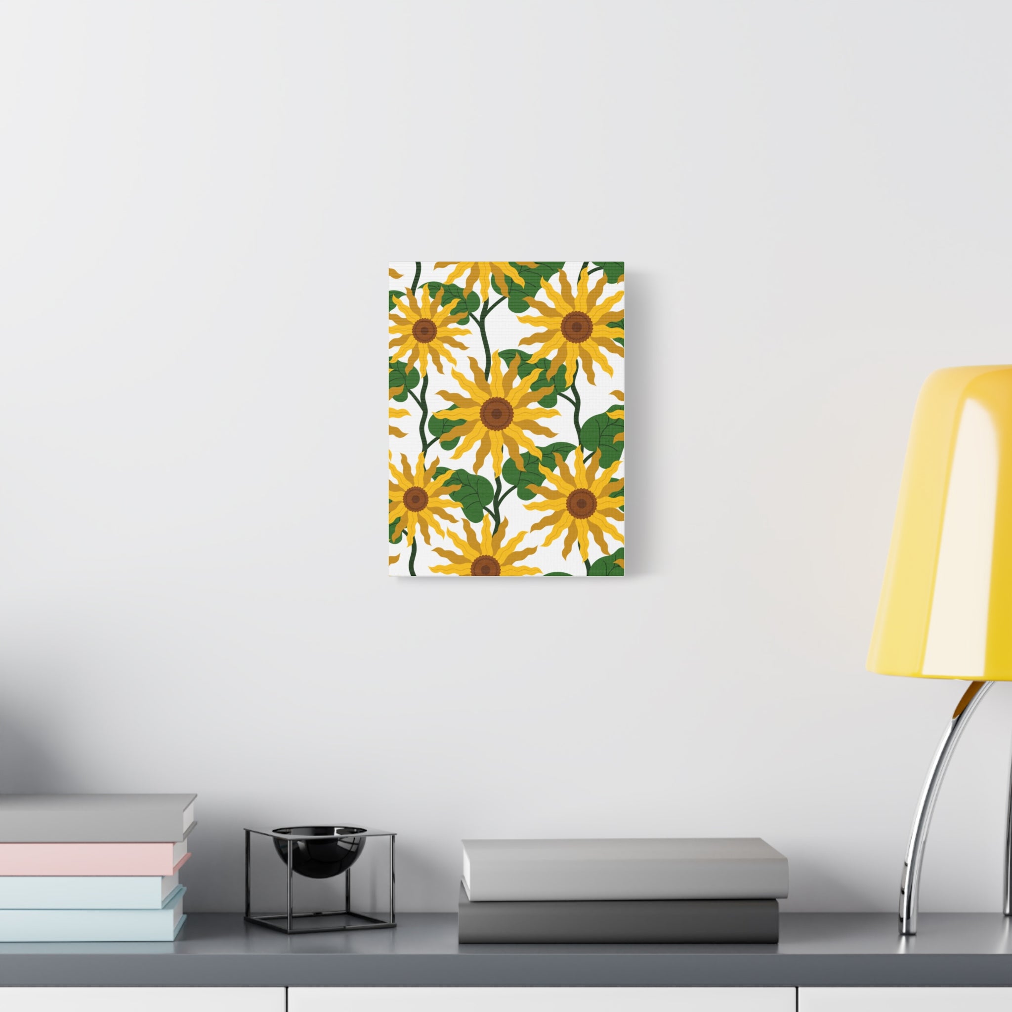 Bold Sunflower Canvas Art Print