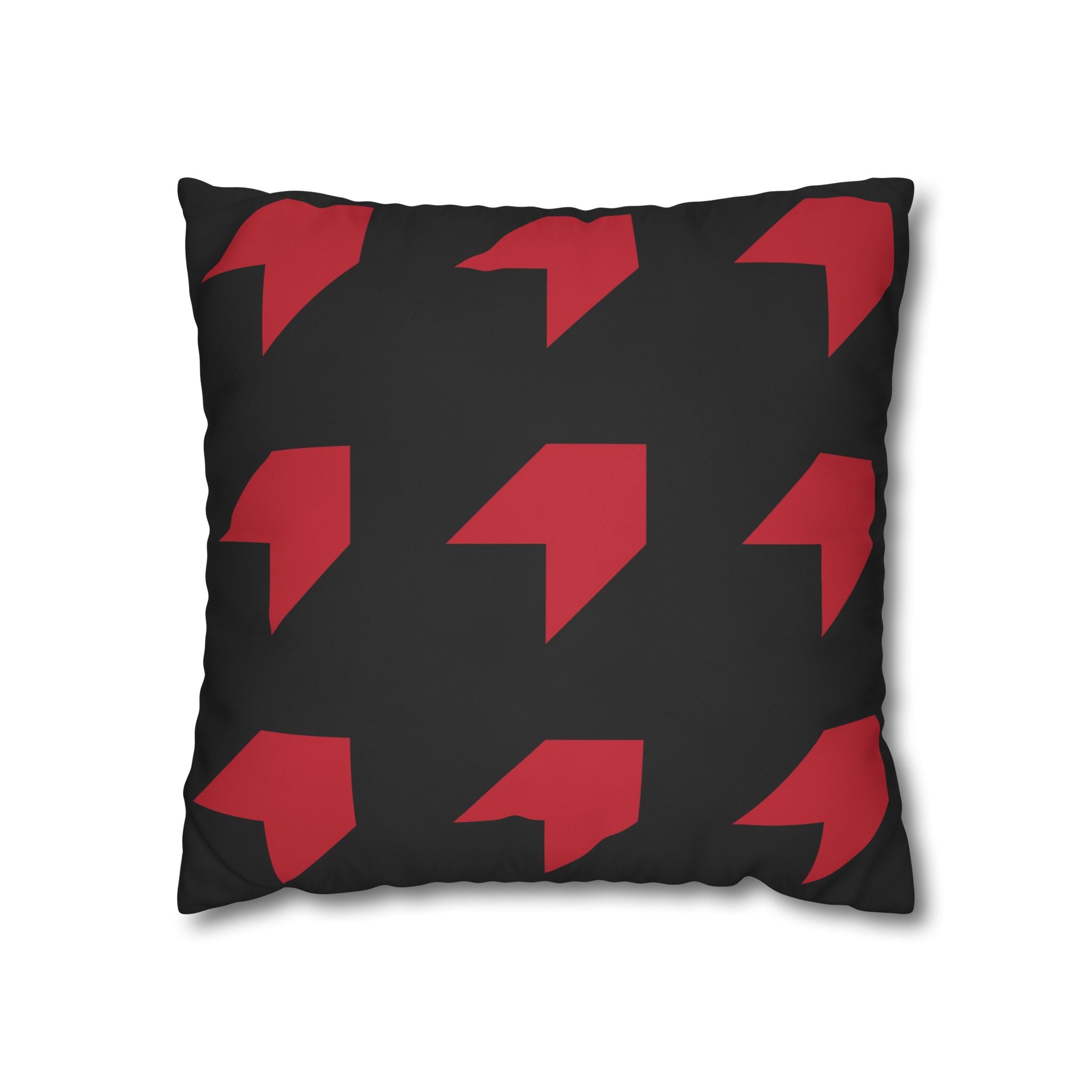 Geometric Arrow Red Pillowcase