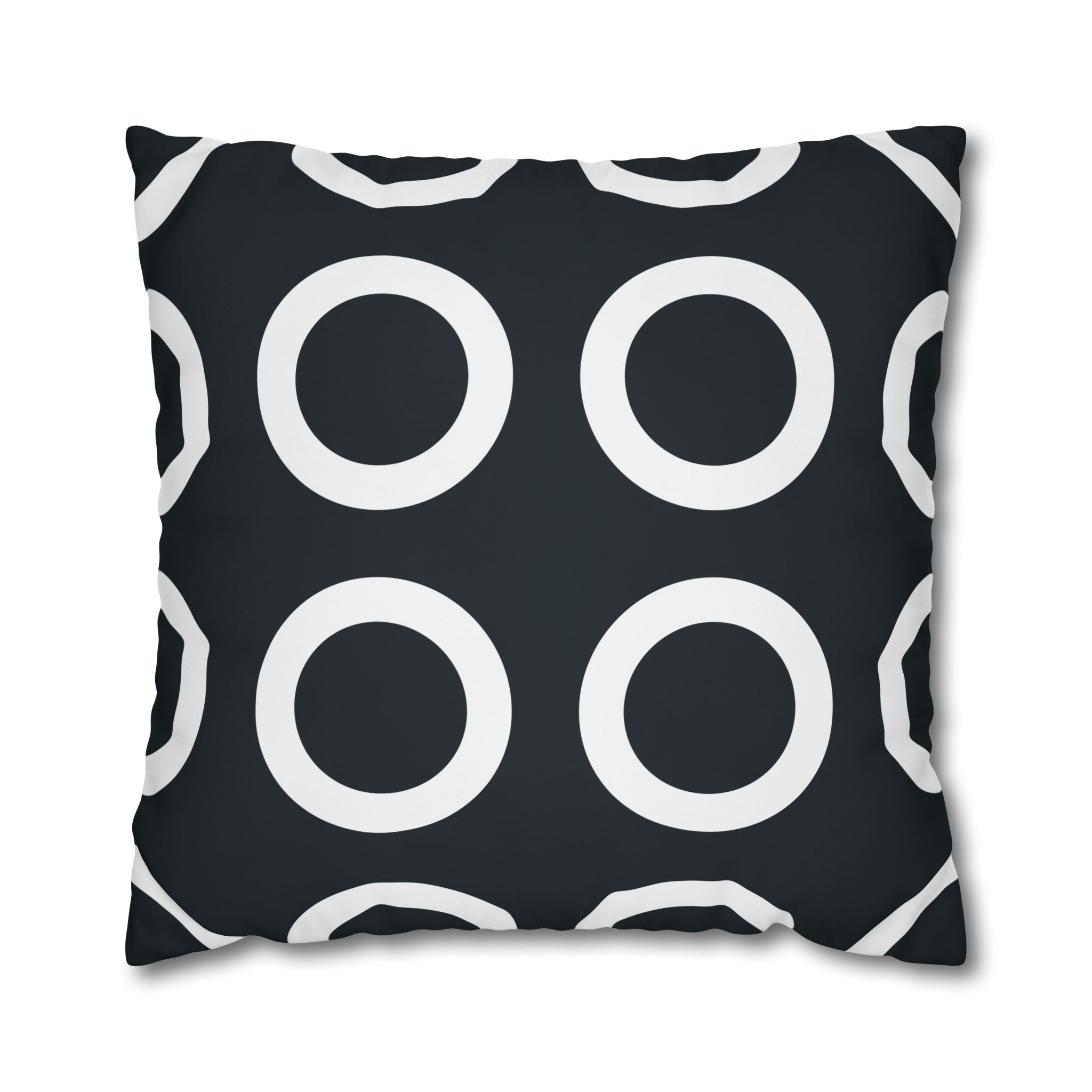 Navy Blue & White Dot Pillowcase