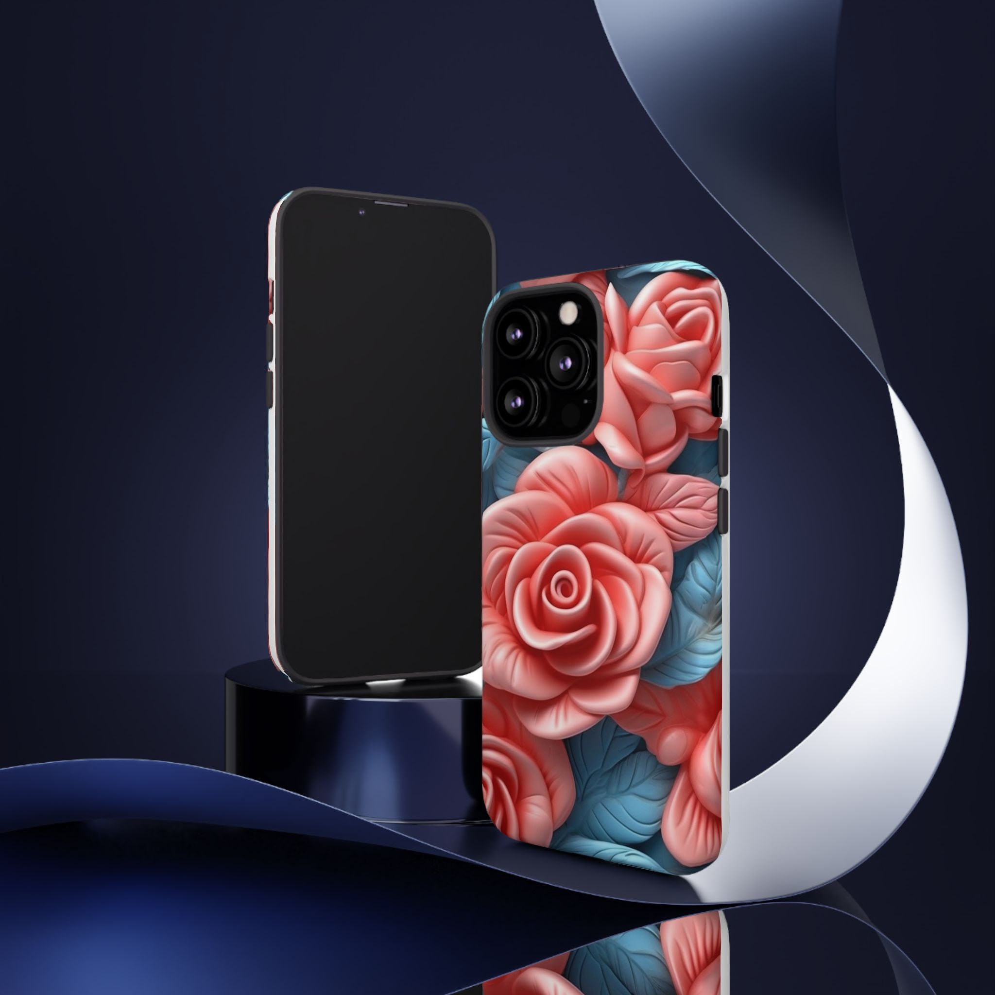 Stylized Floral iPhone Case - Hexagon Stone