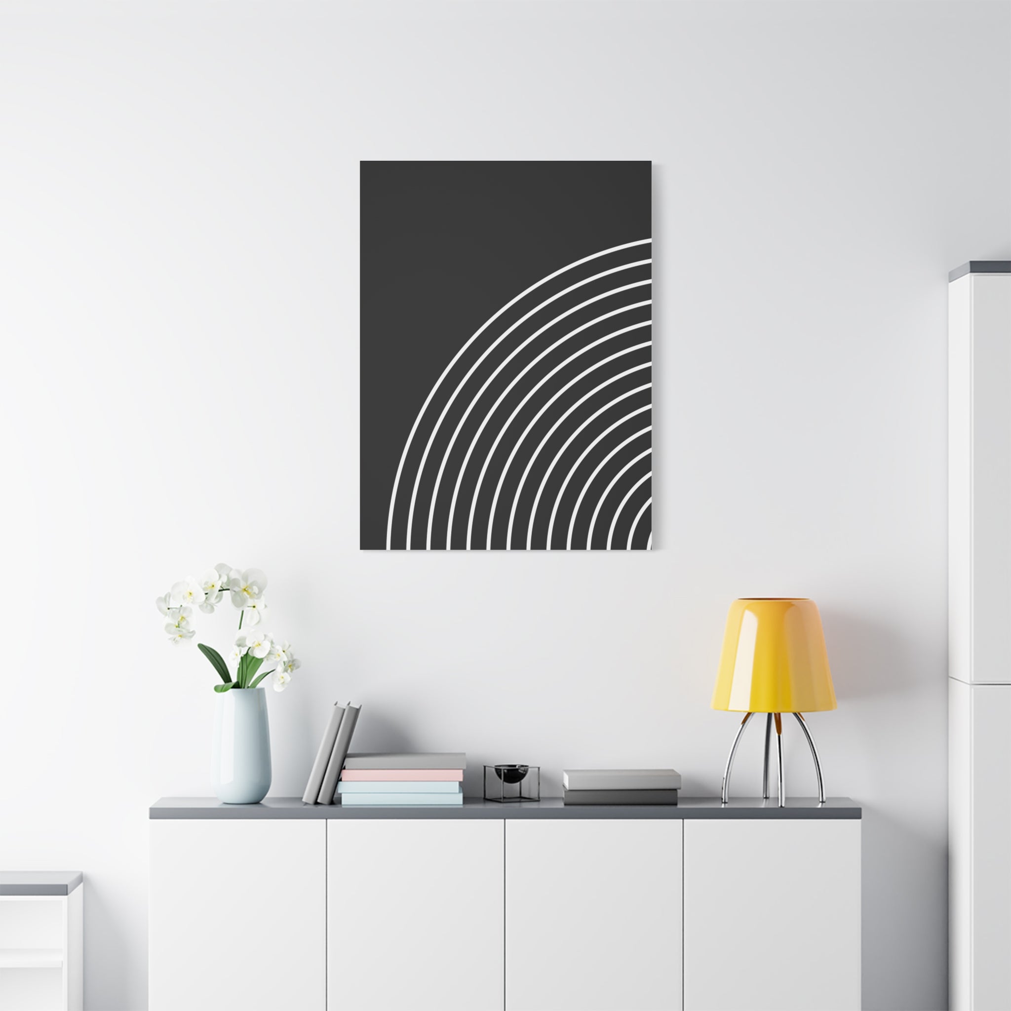 Minimalist Arc Canvas Art Print